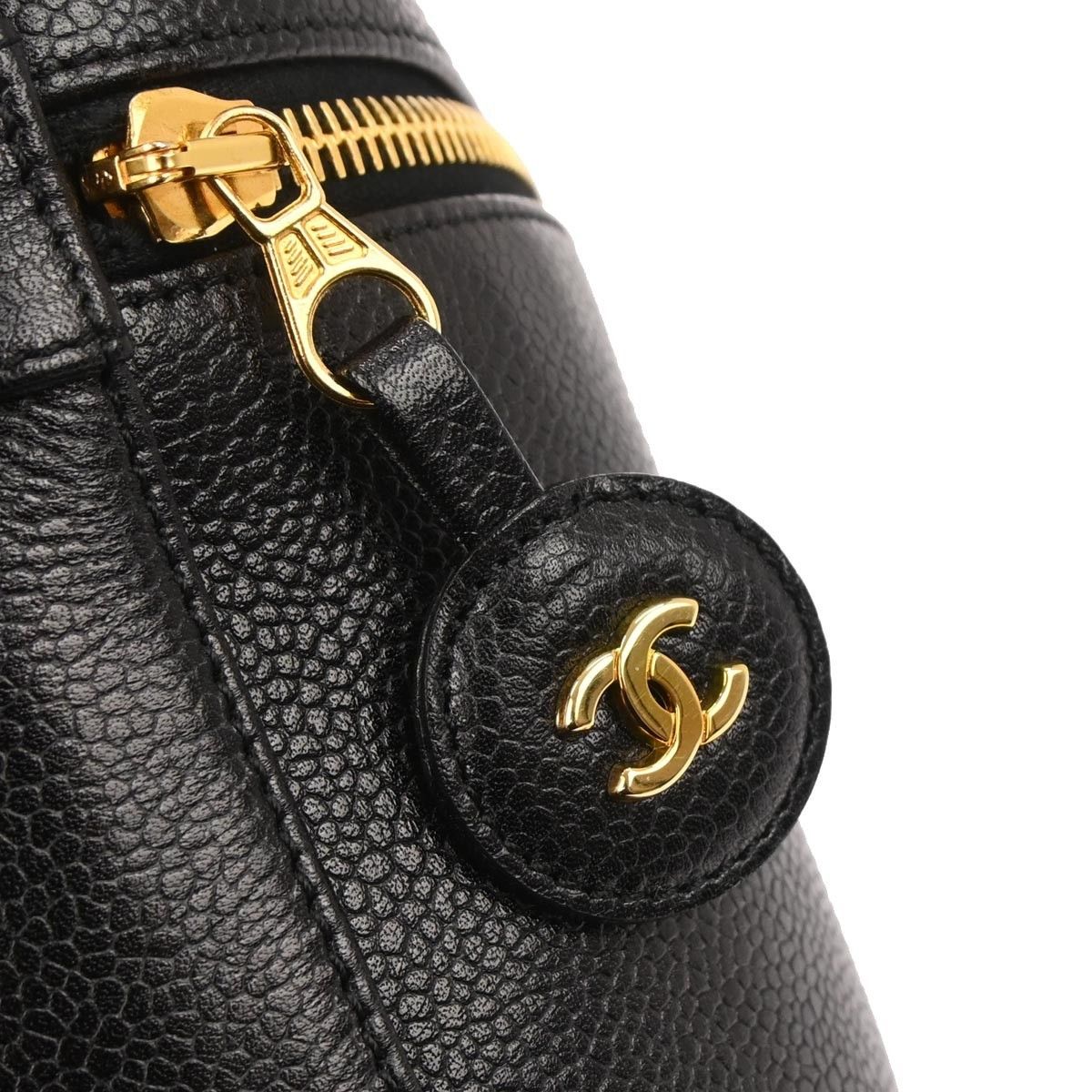 Chanel Chanel Vintage Timeless Cosmetic Case Caviar Size ONE SIZE - 9 Thumbnail