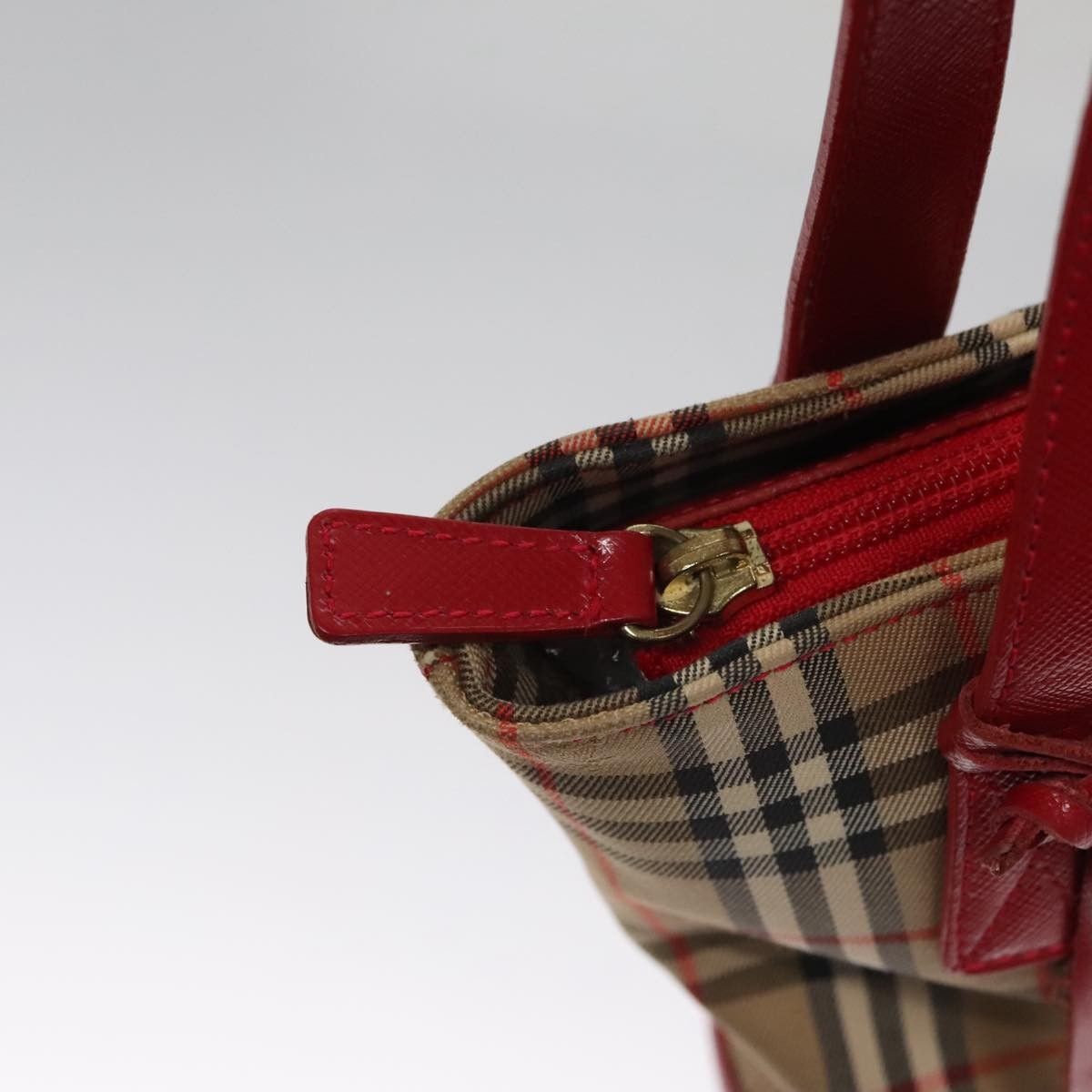 Burberry Burberry Nova Check Tote Canvas and Leather Size ONE SIZE - 12 Thumbnail