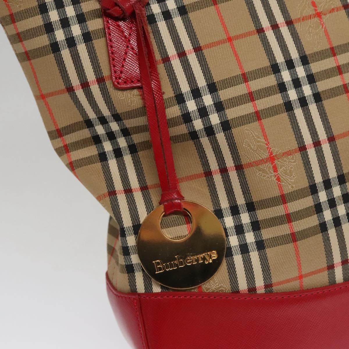 Burberry Burberry Nova Check Tote Canvas and Leather Size ONE SIZE - 13 Thumbnail