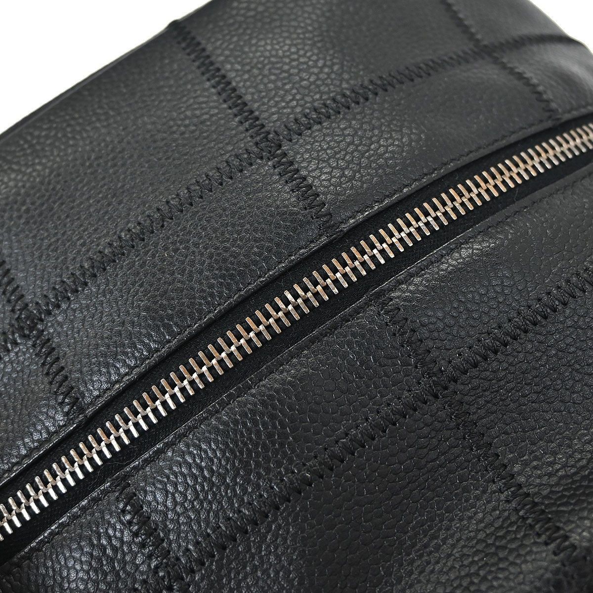 Chanel Chanel Square Stitch Bowler Bag Quilted Caviar Size ONE SIZE - 10 Thumbnail