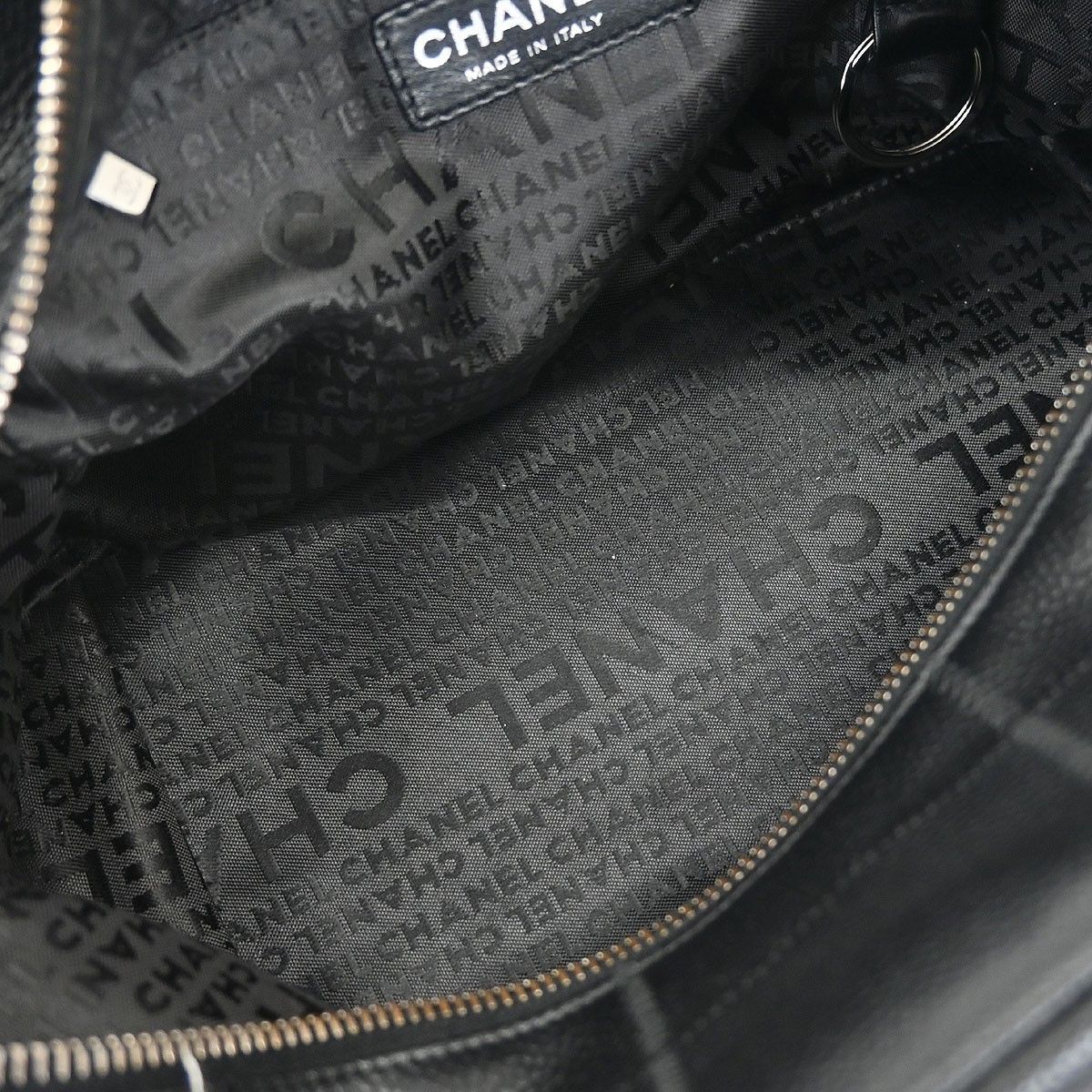 Chanel Chanel Square Stitch Bowler Bag Quilted Caviar Size ONE SIZE - 3 Thumbnail