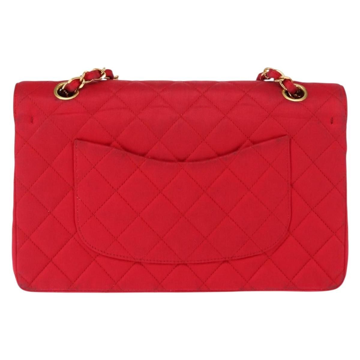 Chanel Chanel Timeless - Classic Double Flap Bag Quilted Satin Size ONE SIZE - 2 Thumbnail