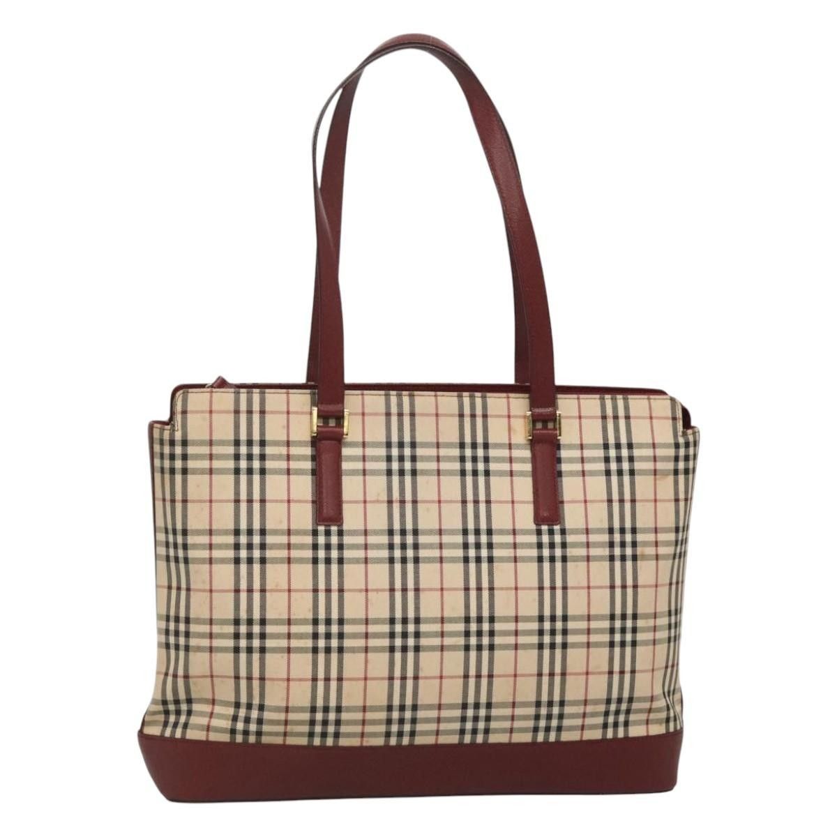 Burberry Burberry Nova Check Tote Canvas and Leather Size ONE SIZE - 17 Thumbnail