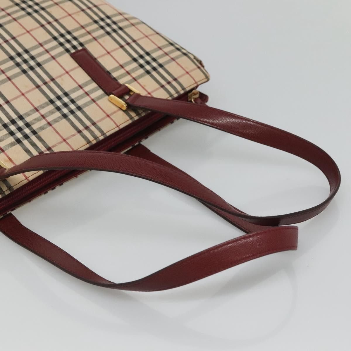 Burberry Burberry Nova Check Tote Canvas and Leather Size ONE SIZE - 7 Thumbnail