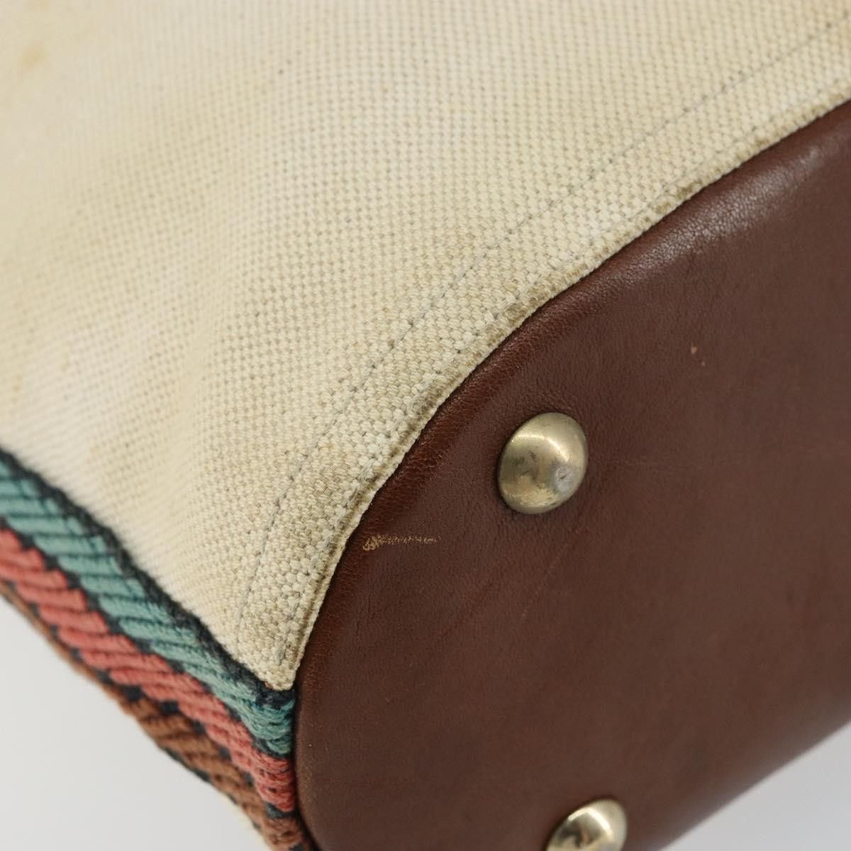 Gucci Gucci Vintage Bamboo Shoulder Bag Canvas Size ONE SIZE - 10 Thumbnail