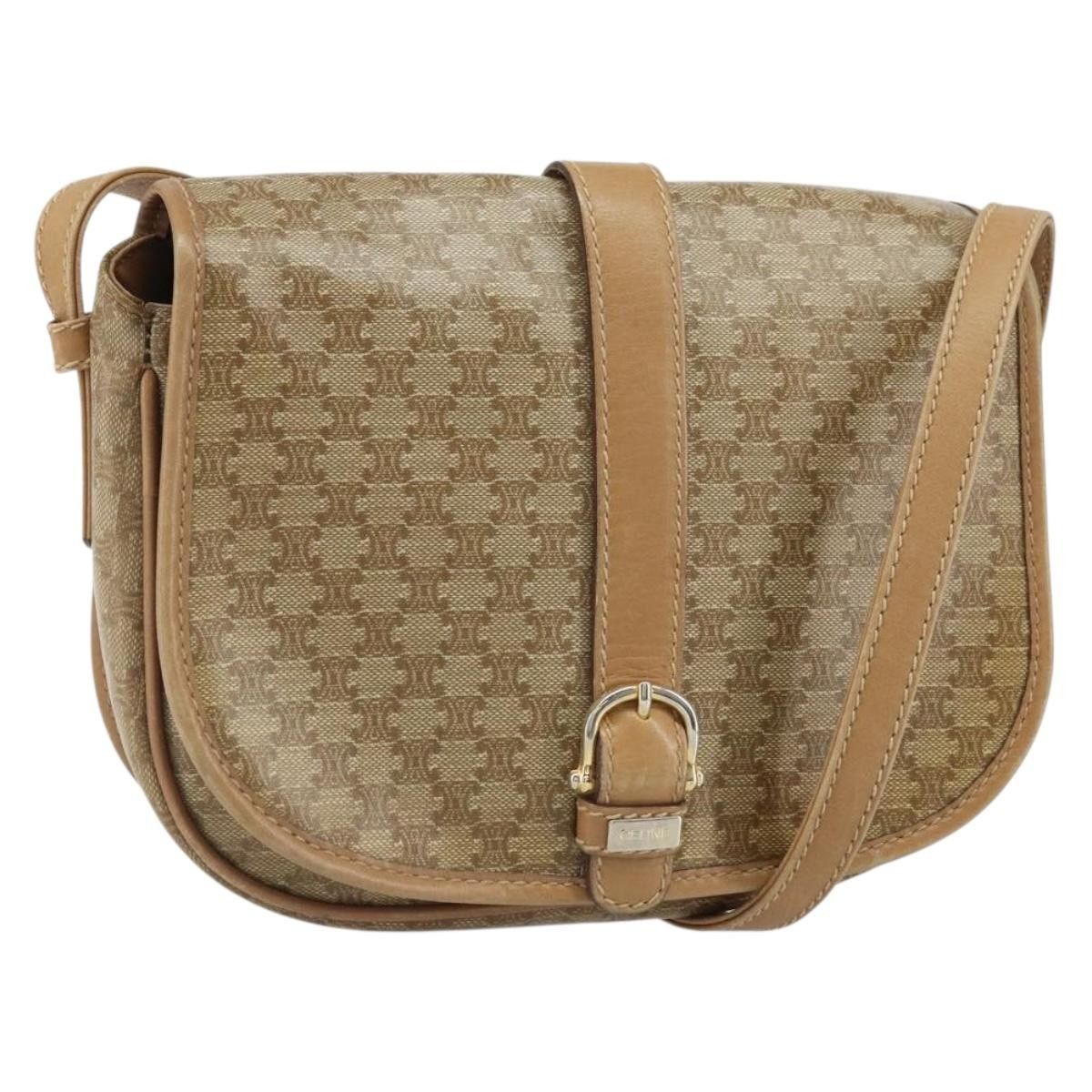 Celine Celine Vintage Macadam Shoulder Bag Canvas Size ONE SIZE - 16 Thumbnail