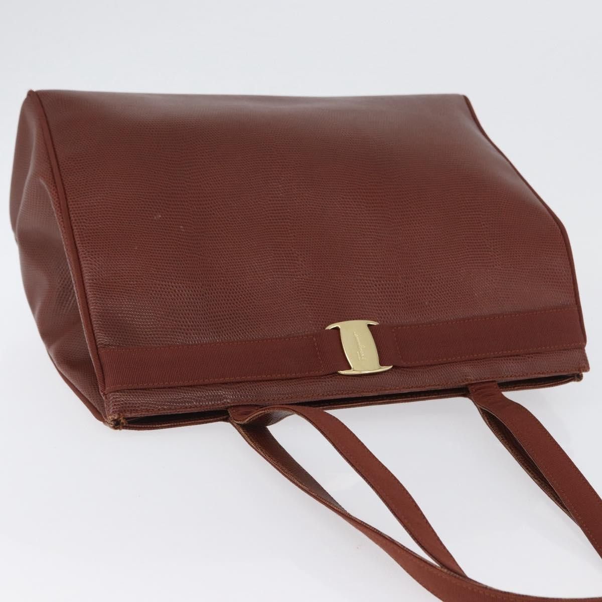 Salvatore Ferragamo Salvatore Ferragamo Vala tote Embossed Leather Size ONE SIZE - 20 Thumbnail