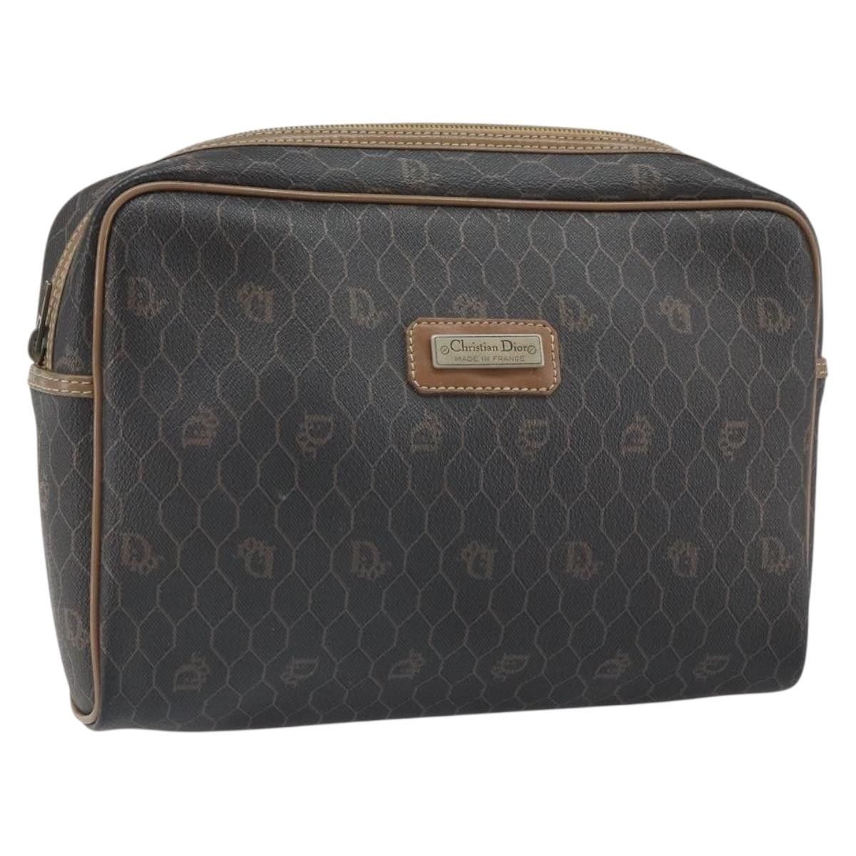 Dior Christian Dior Vintage Honeycomb Zip Canvas and Leather Size ONE SIZE - 12 Thumbnail