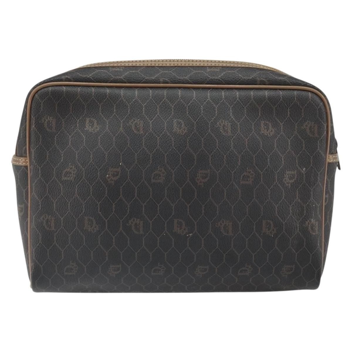 Dior Christian Dior Vintage Honeycomb Zip Canvas and Leather Size ONE SIZE - 2 Thumbnail