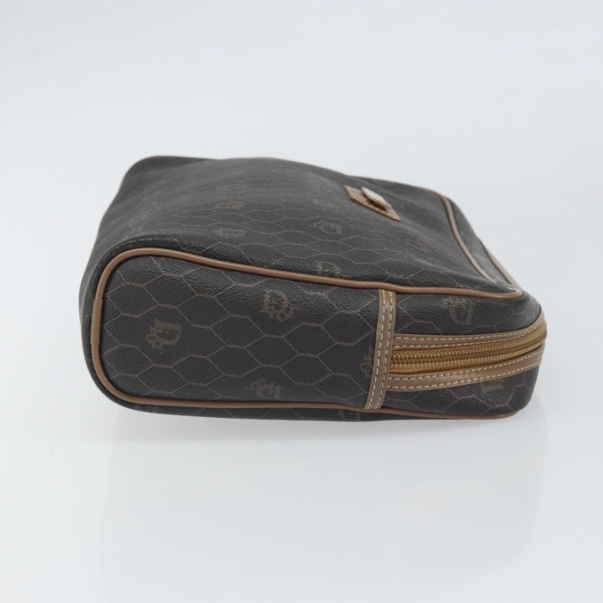 Dior Christian Dior Vintage Honeycomb Zip Canvas and Leather Size ONE SIZE - 3 Thumbnail
