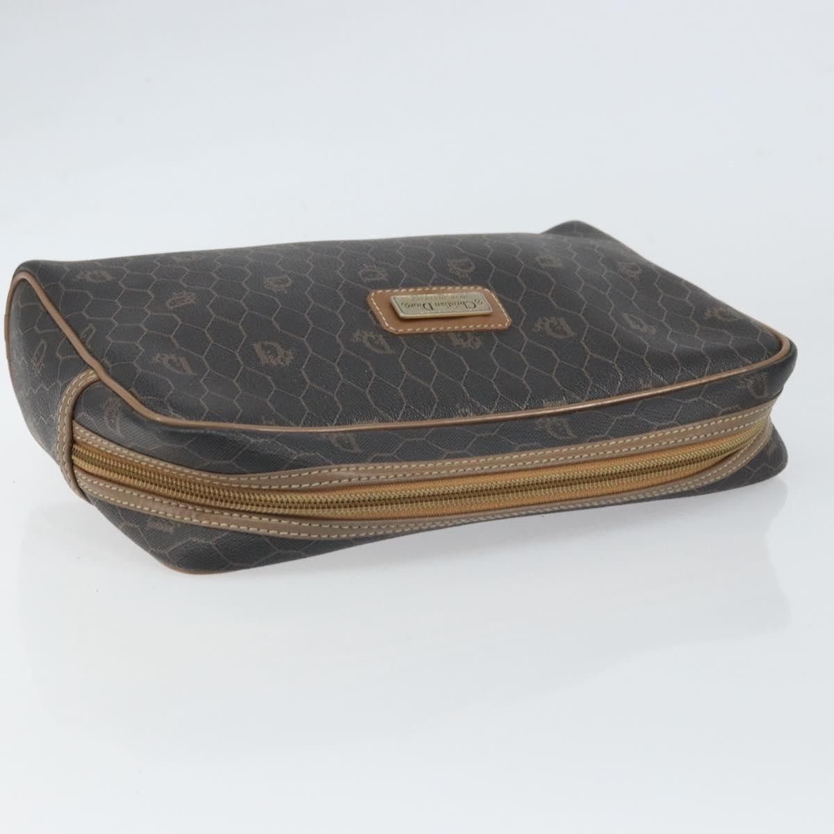 Dior Christian Dior Vintage Honeycomb Zip Canvas and Leather Size ONE SIZE - 13 Thumbnail