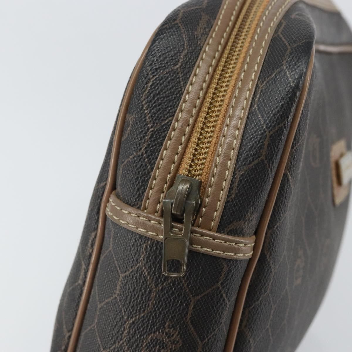 Dior Christian Dior Vintage Honeycomb Zip Canvas and Leather Size ONE SIZE - 11 Thumbnail
