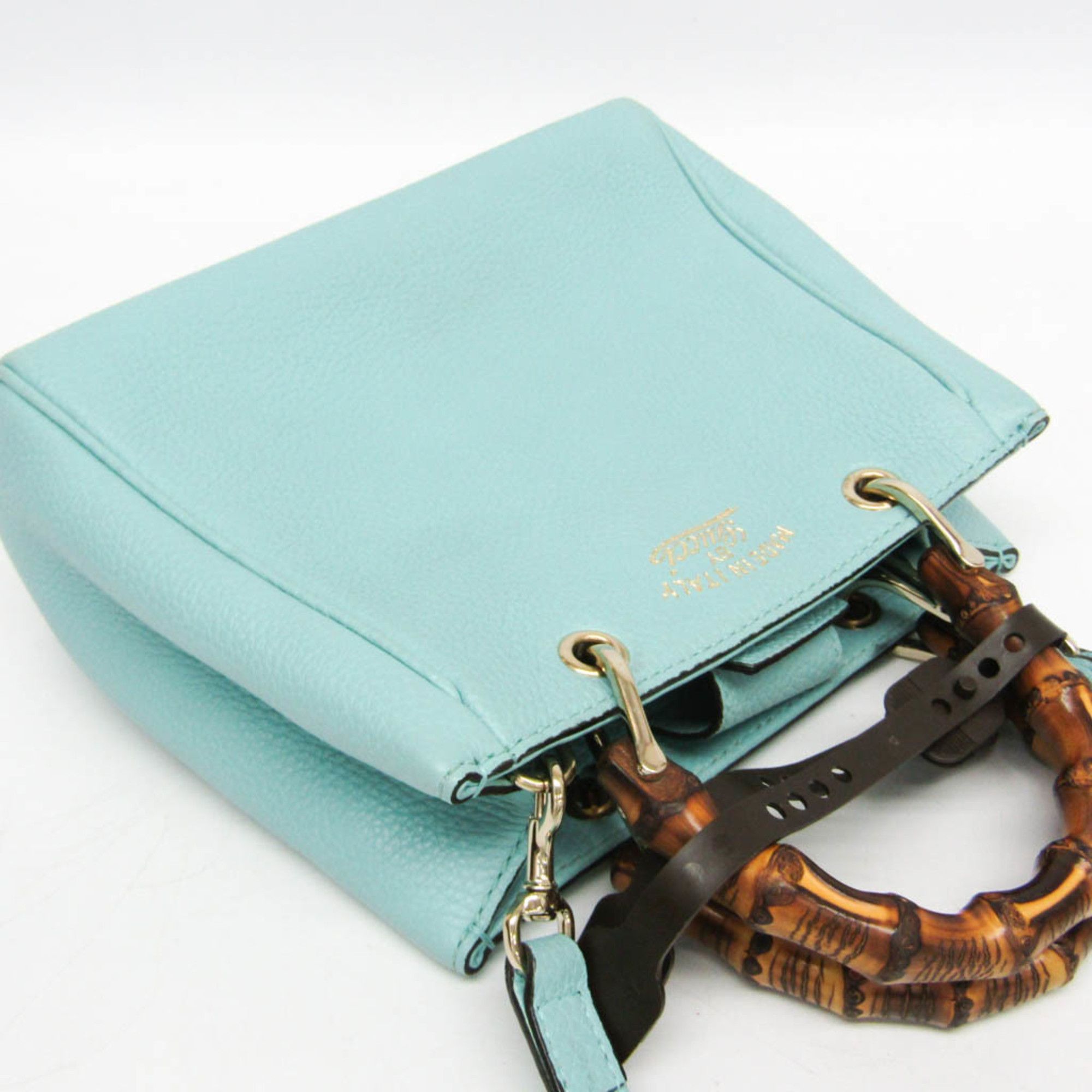 Gucci Gucci Bamboo Shopper Tote Leather Size ONE SIZE - 6 Thumbnail