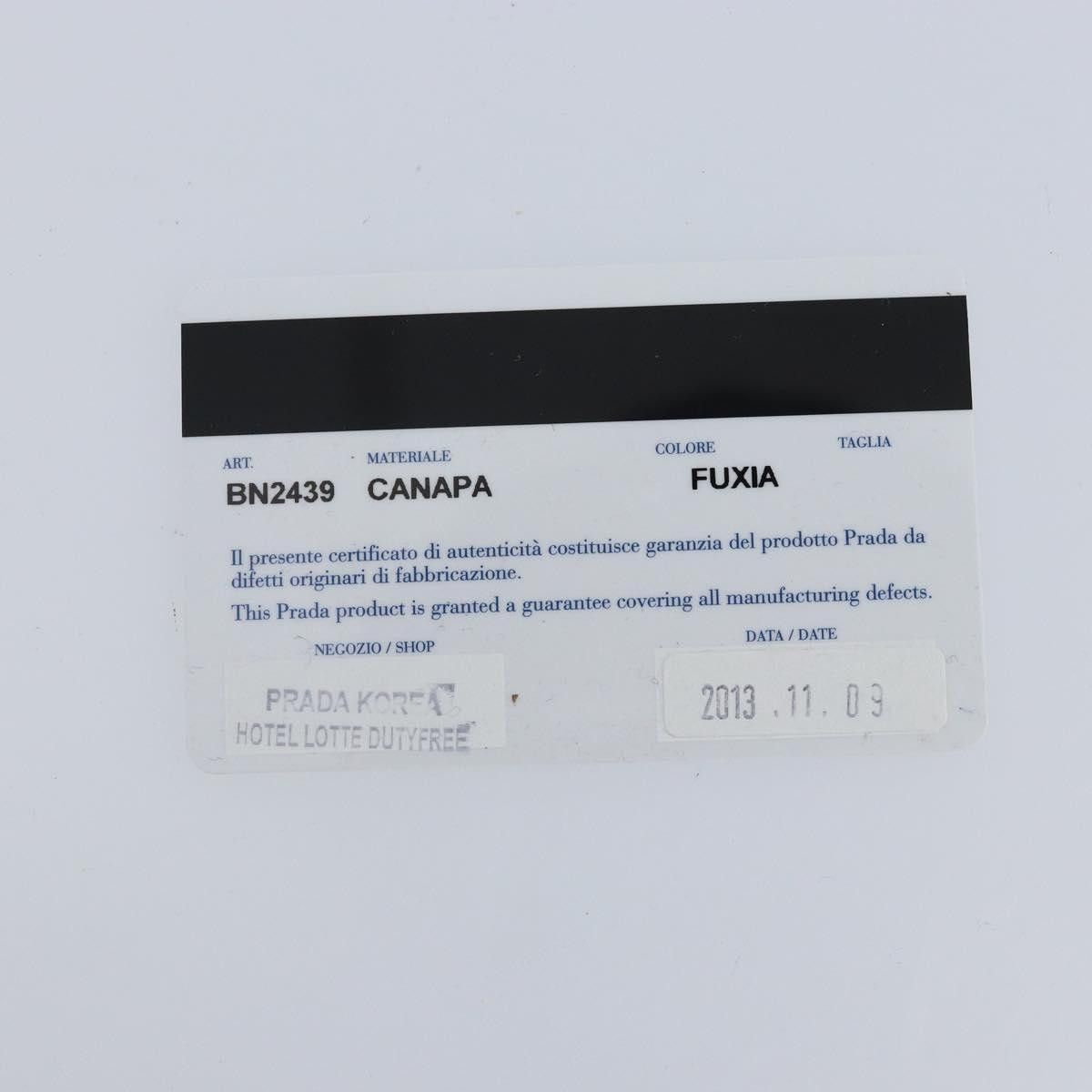 Prada Prada Canapa Tote Canvas Size ONE SIZE - 12 Thumbnail