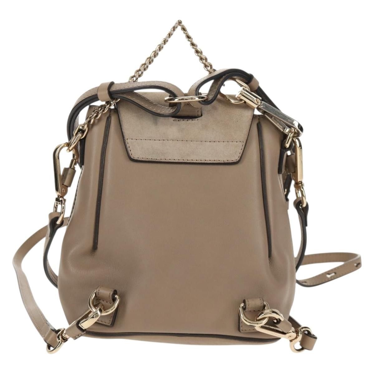 Chloe Chloe Faye Backpack Leather and Suede Size ONE SIZE - 2 Thumbnail