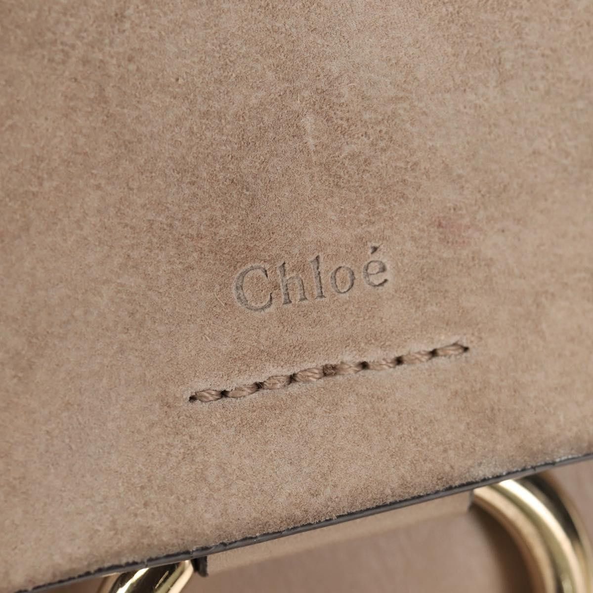 Chloe Chloe Faye Backpack Leather and Suede Size ONE SIZE - 20 Thumbnail