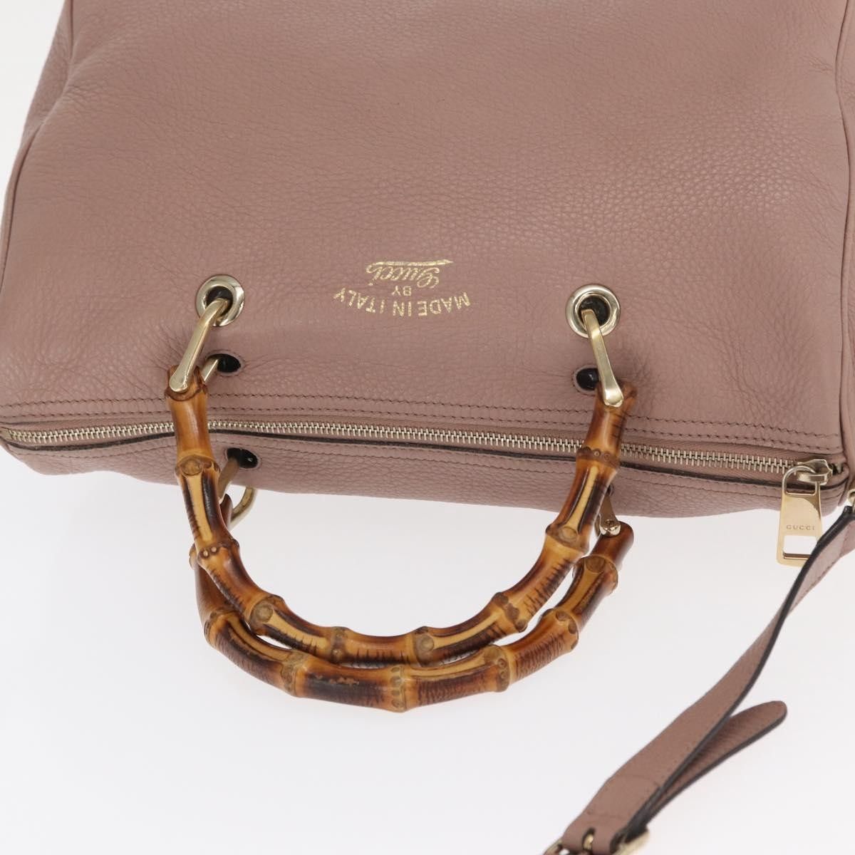 Gucci Gucci Bamboo Shopper Tote Leather Size ONE SIZE - 8 Thumbnail