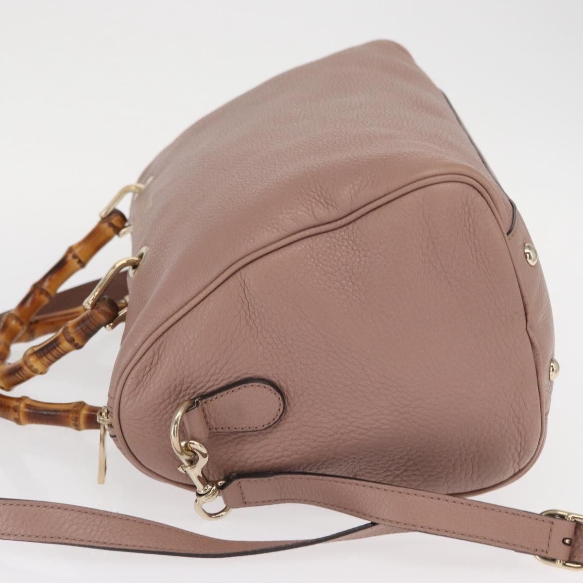 Gucci Gucci Bamboo Shopper Tote Leather Size ONE SIZE - 4 Thumbnail