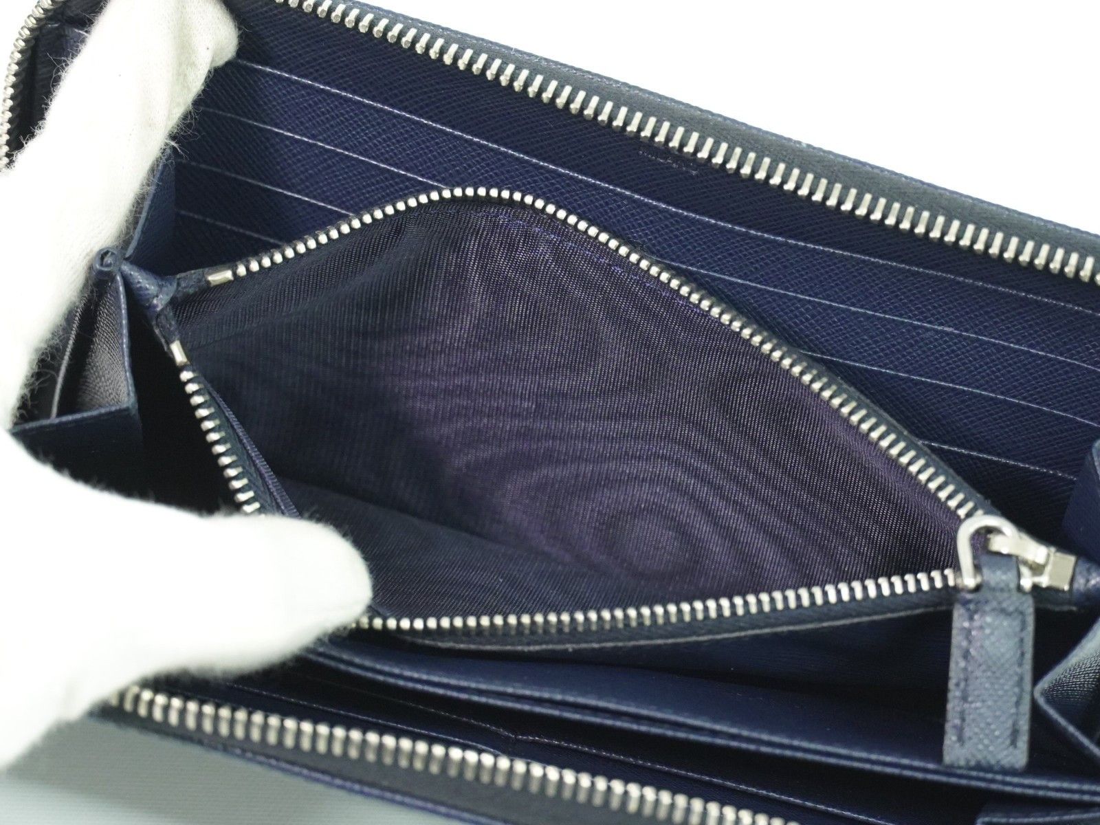 Prada Prada Saffiano Wallet Leather Size ONE SIZE - 14 Thumbnail