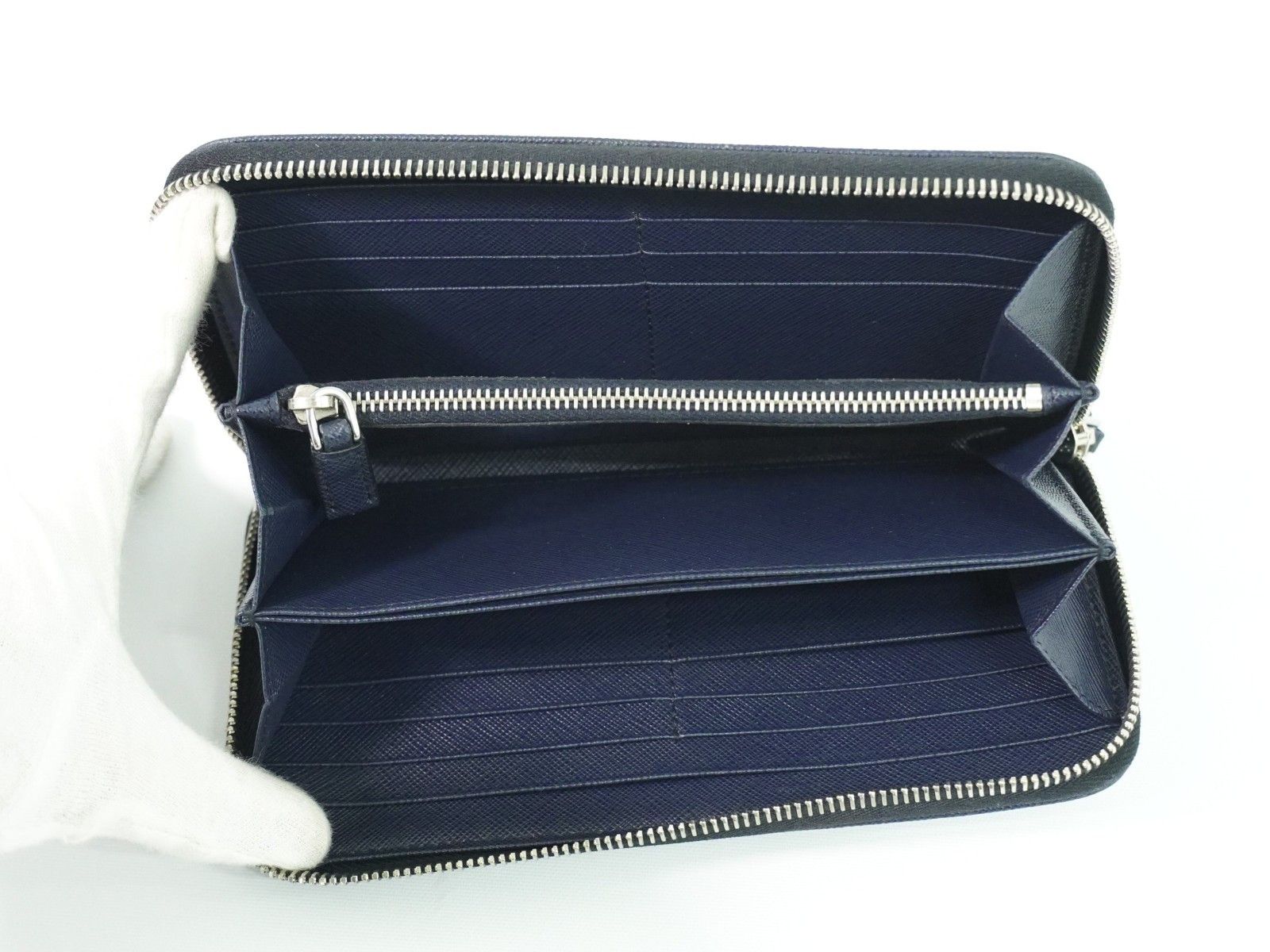 Prada Prada Saffiano Wallet Leather Size ONE SIZE - 4 Thumbnail