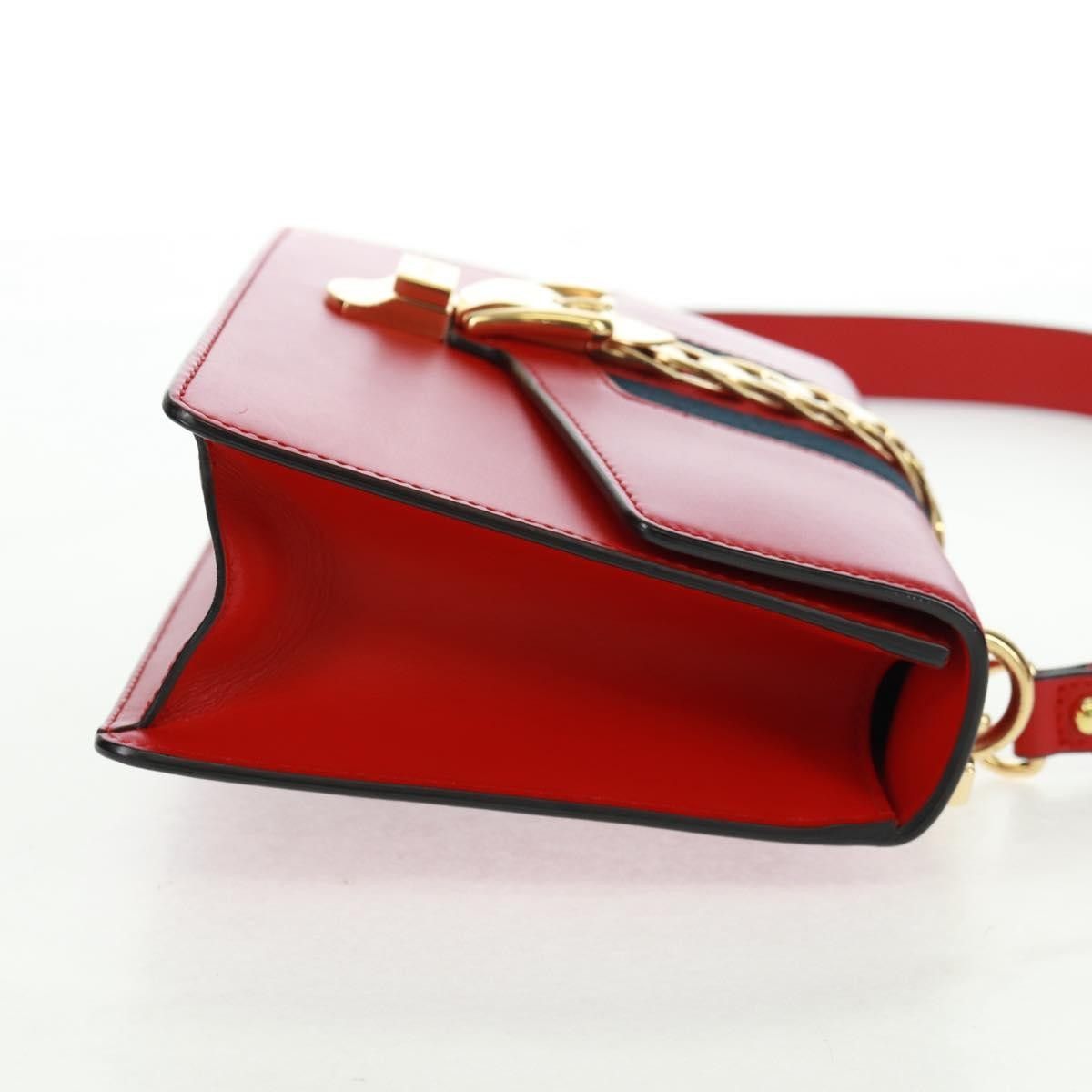 Gucci Gucci Sylvie Shoulder Bag Leather Size ONE SIZE - 4 Thumbnail