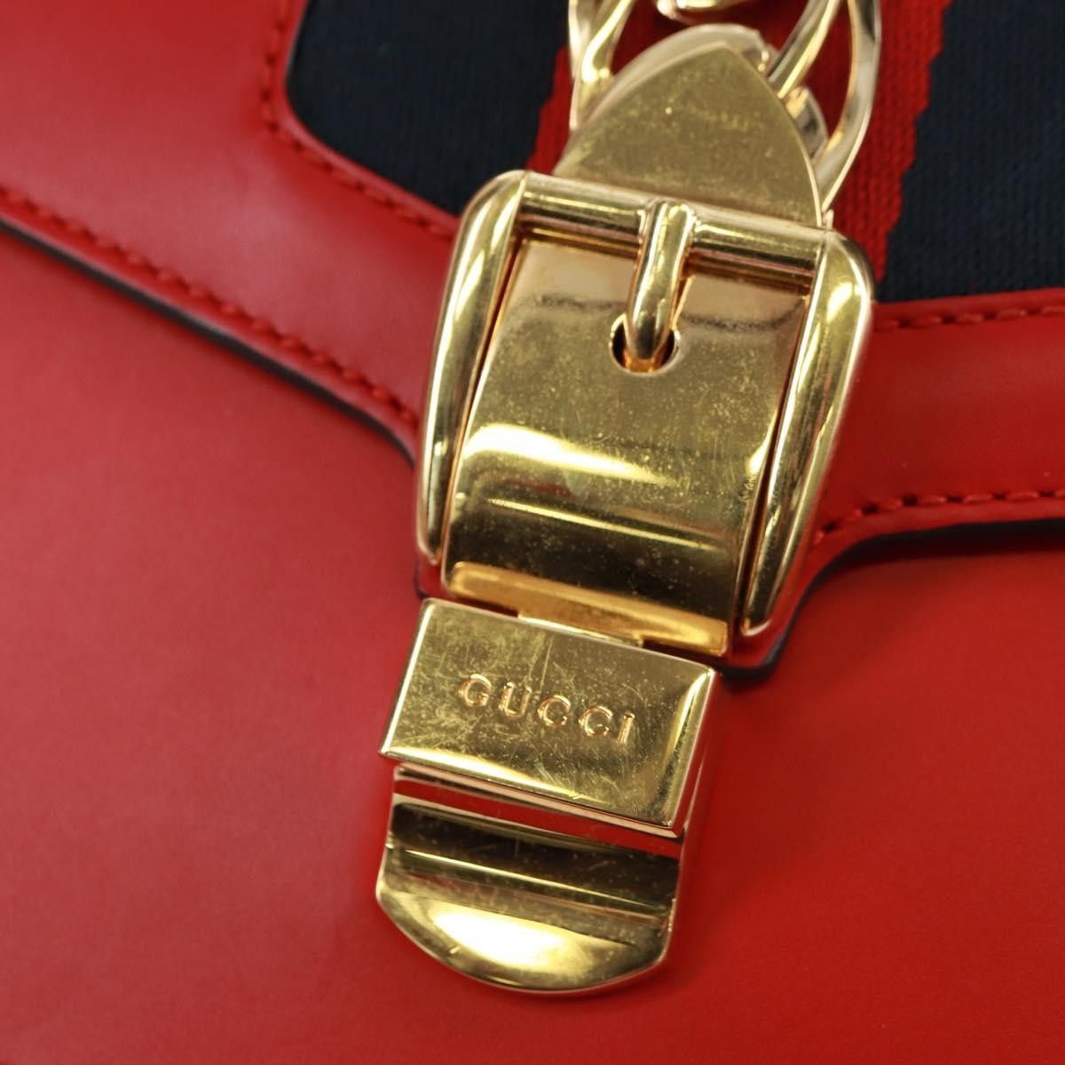 Gucci Gucci Sylvie Shoulder Bag Leather Size ONE SIZE - 13 Thumbnail