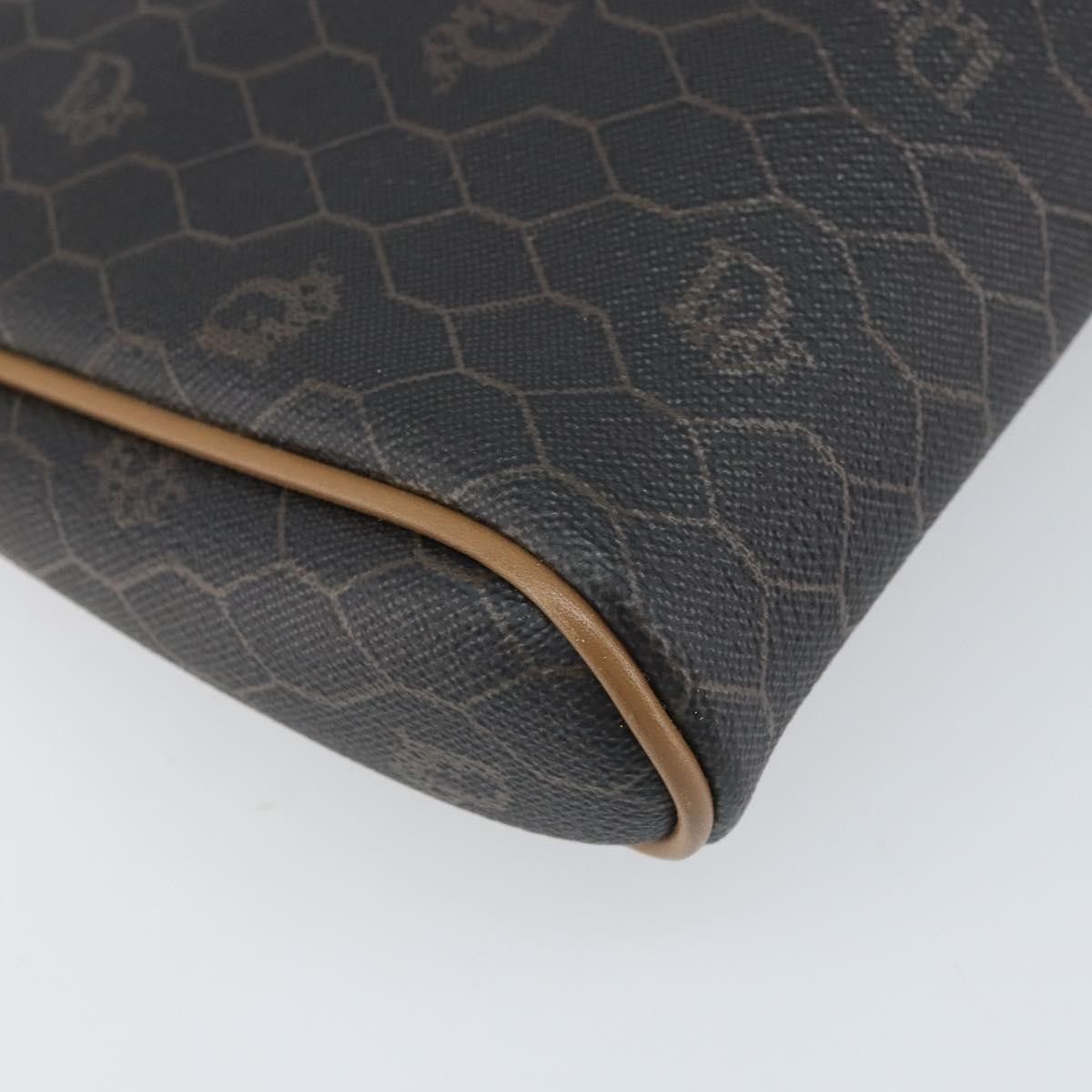 Dior Christian Dior Vintage Honeycomb Zip Pouch Canvas and Leather Size ONE SIZE - 11 Thumbnail