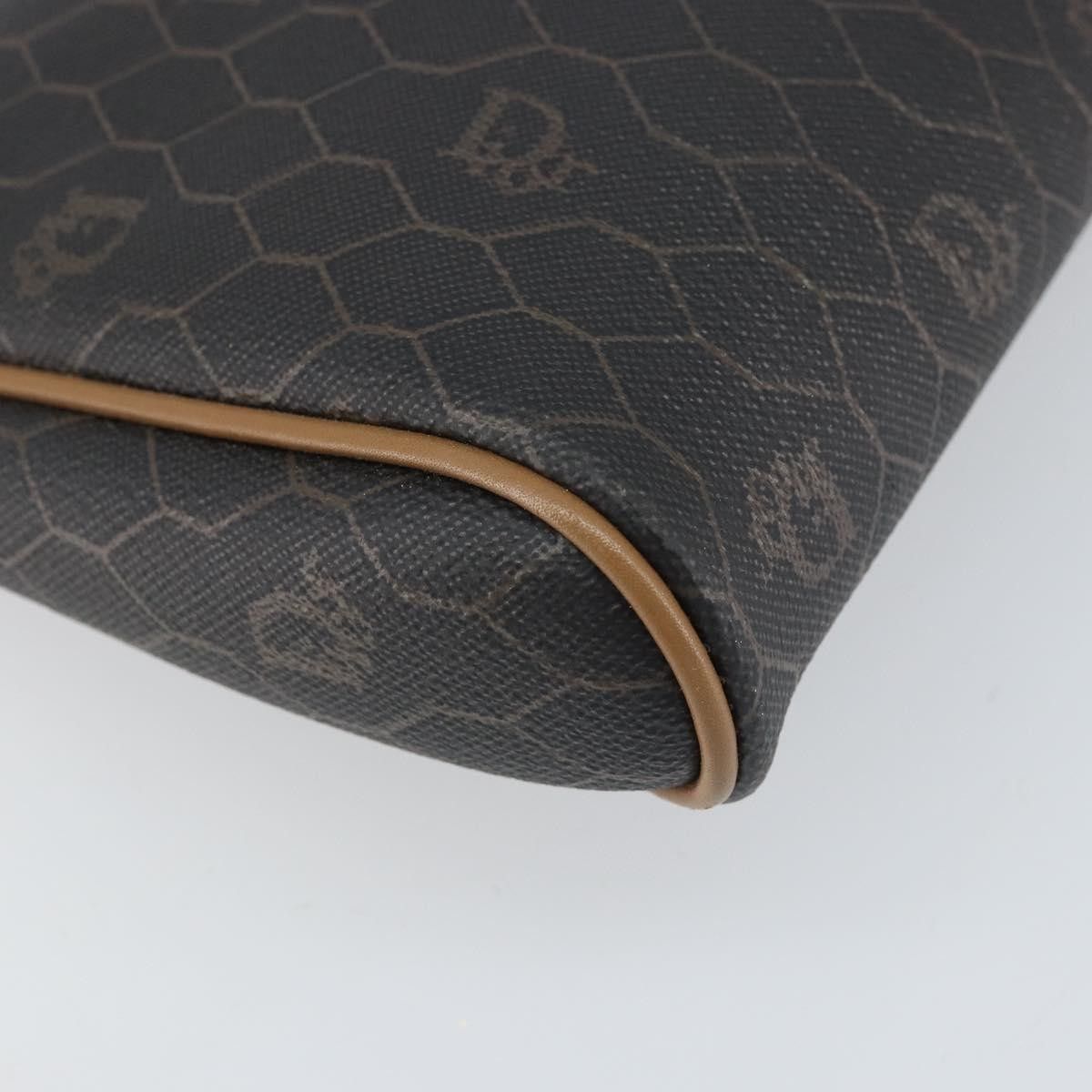 Dior Christian Dior Vintage Honeycomb Zip Pouch Canvas and Leather Size ONE SIZE - 8 Thumbnail