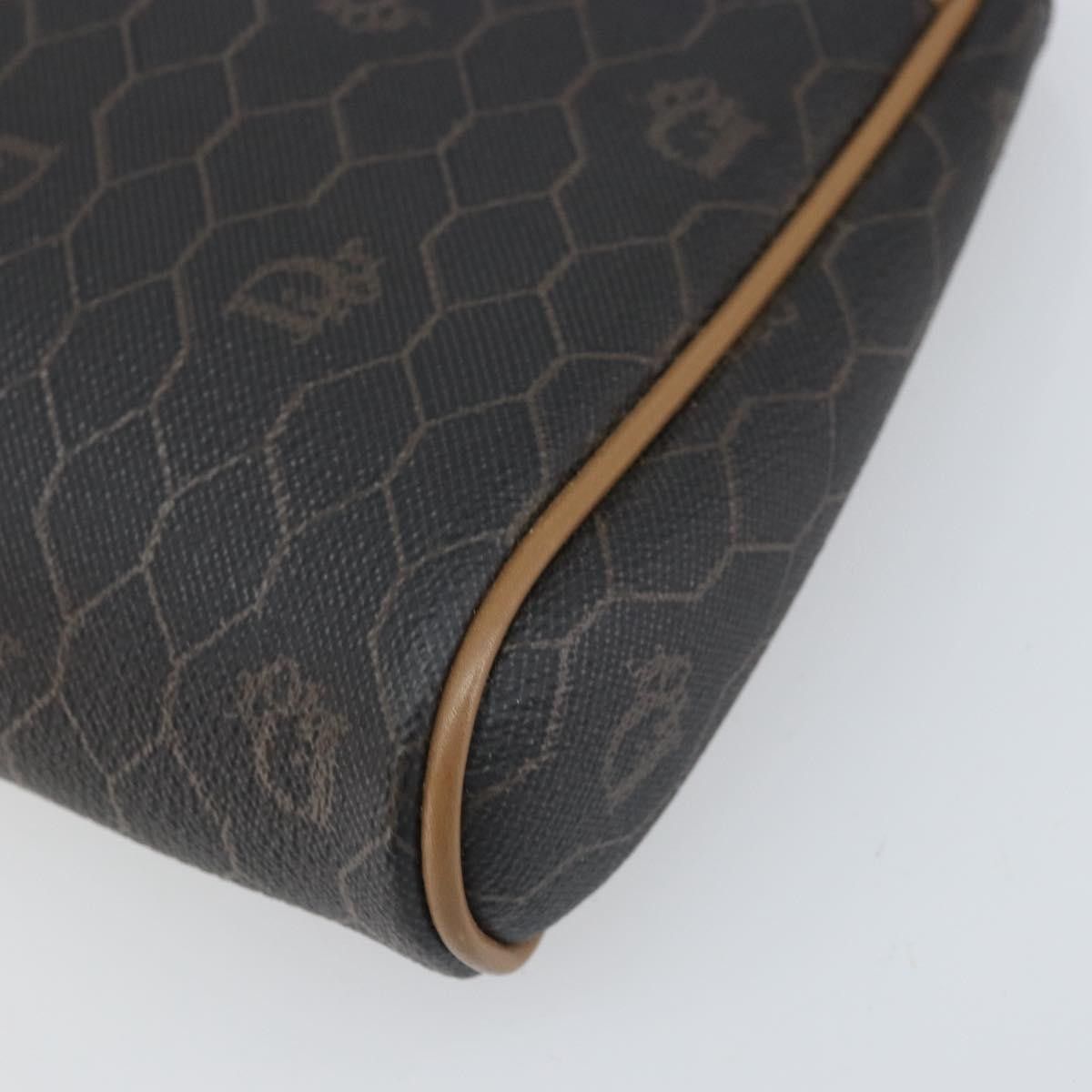 Dior Christian Dior Vintage Honeycomb Zip Pouch Canvas and Leather Size ONE SIZE - 7 Thumbnail