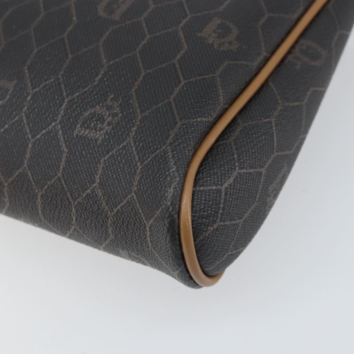 Dior Christian Dior Vintage Honeycomb Zip Pouch Canvas and Leather Size ONE SIZE - 9 Thumbnail