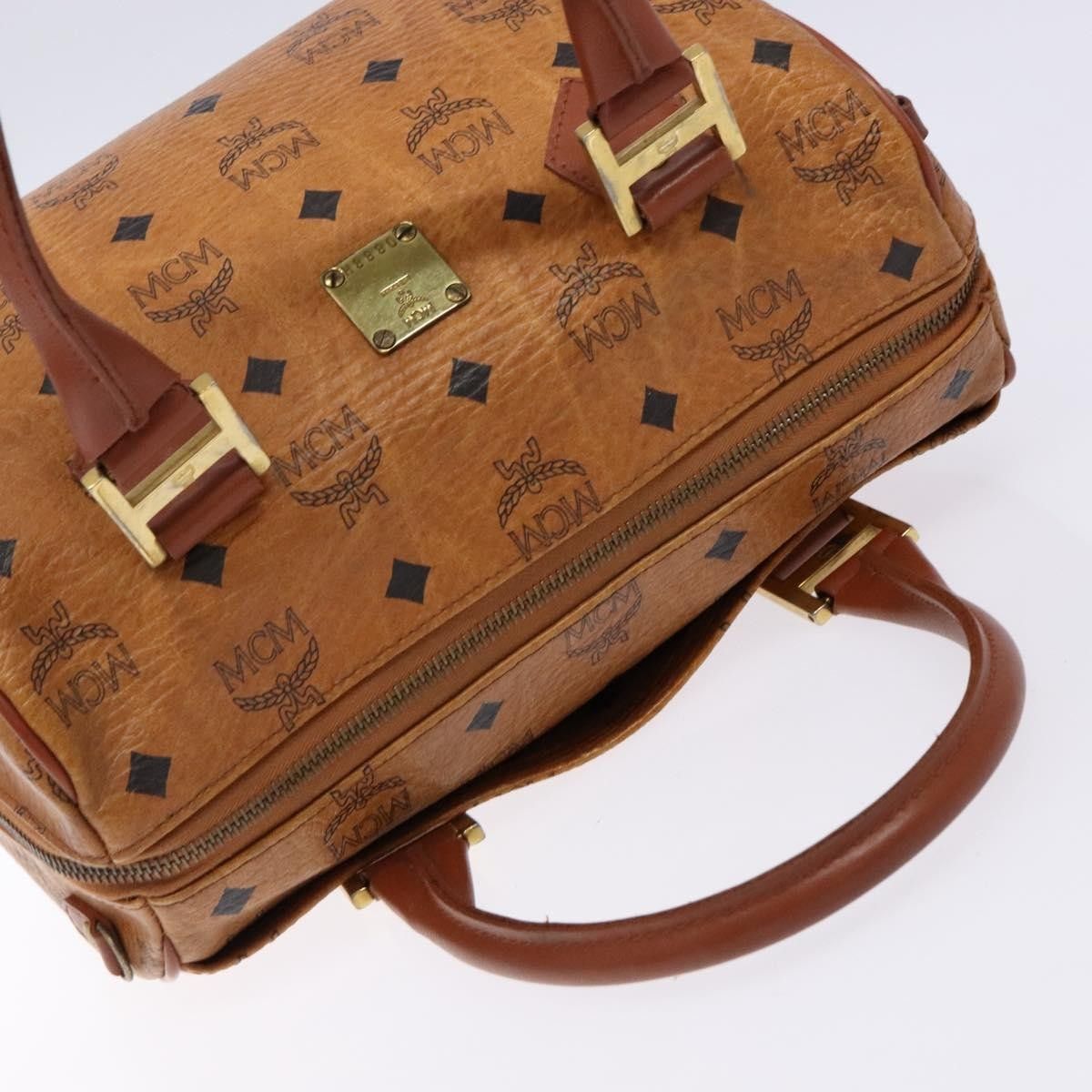 MCM MCM Visetos logogramme Handbag Canvas and Leather Size ONE SIZE - 16 Thumbnail