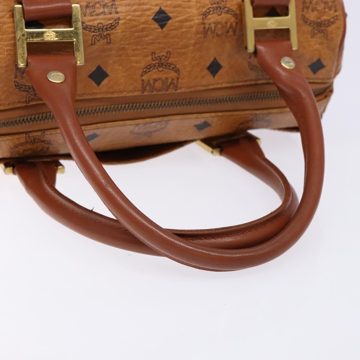 MCM MCM Visetos logogramme Handbag Canvas and Leather Size ONE SIZE - 8 Thumbnail
