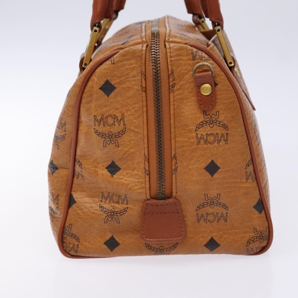 MCM MCM Visetos logogramme Handbag Canvas and Leather Size ONE SIZE - 4 Thumbnail