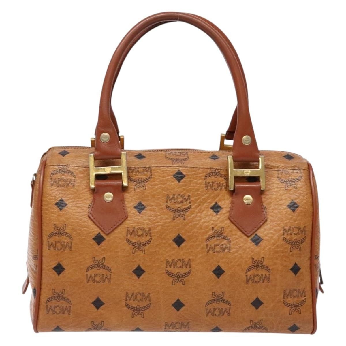 MCM MCM Visetos logogramme Handbag Canvas and Leather Size ONE SIZE - 2 Thumbnail
