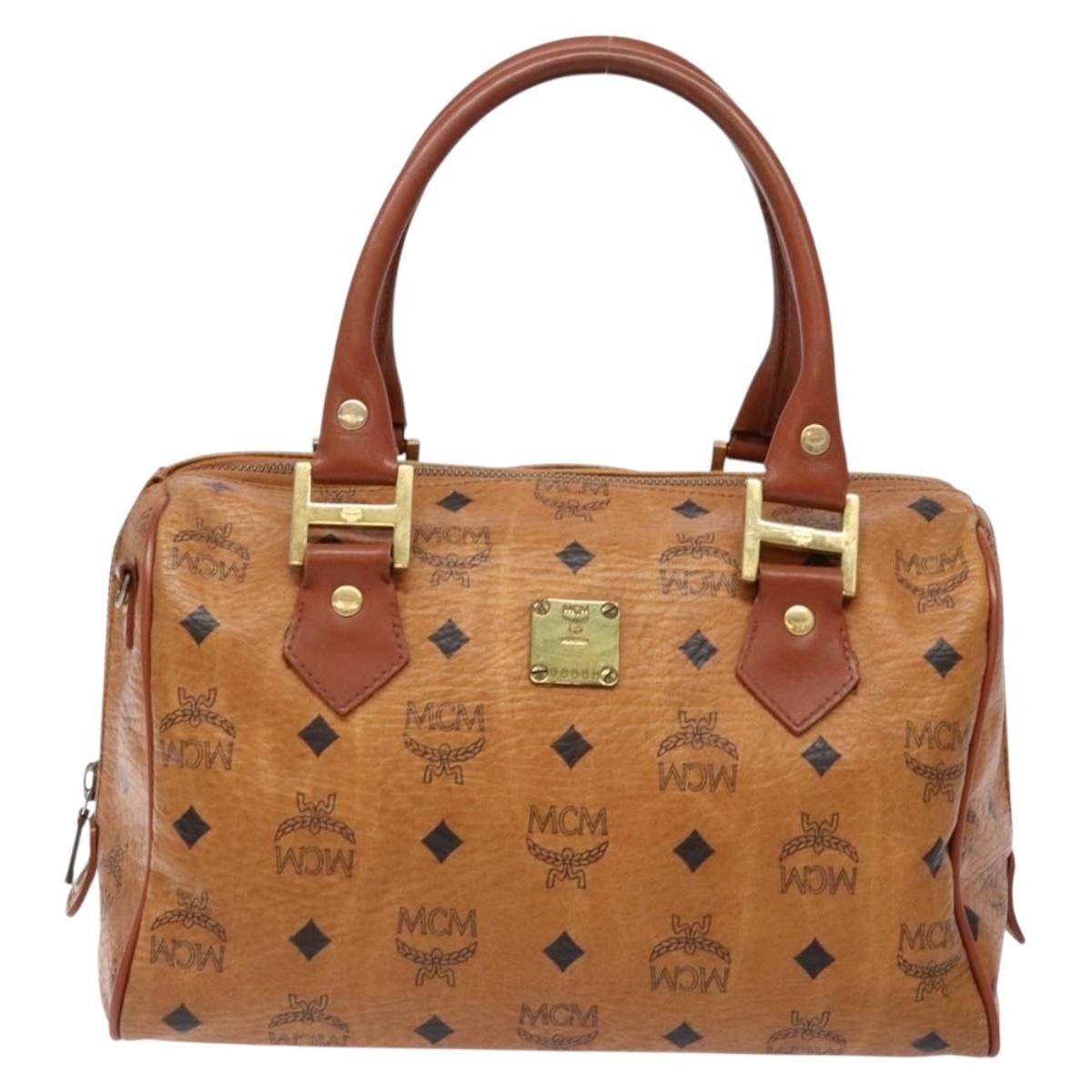 MCM MCM Visetos logogramme Handbag Canvas and Leather Size ONE SIZE - 19 Thumbnail