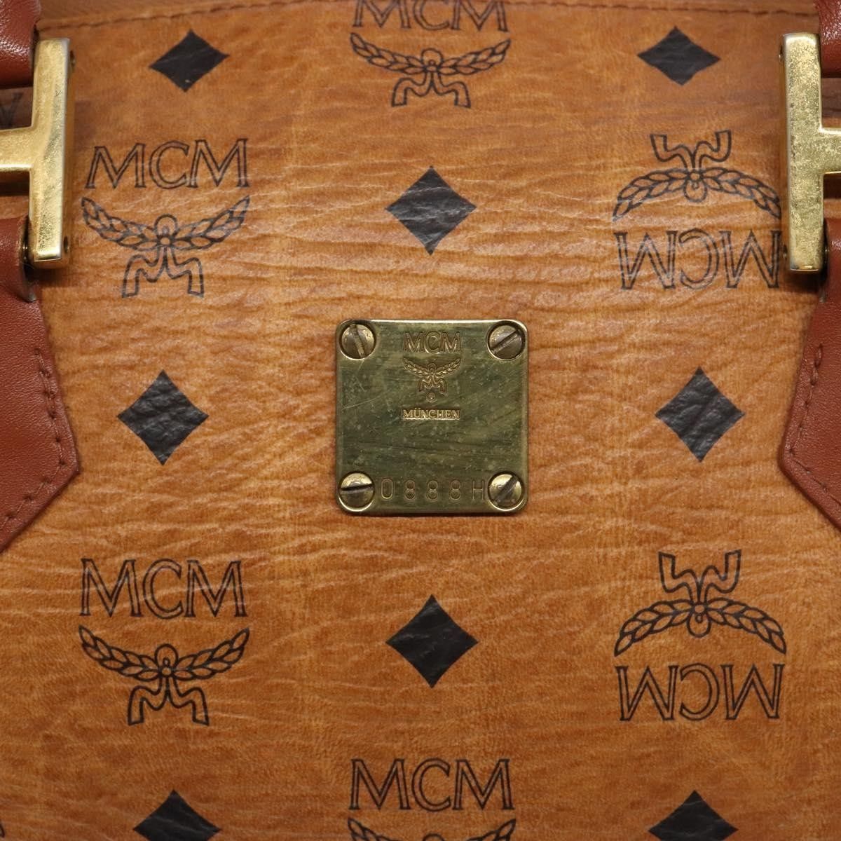 MCM MCM Visetos logogramme Handbag Canvas and Leather Size ONE SIZE - 7 Thumbnail