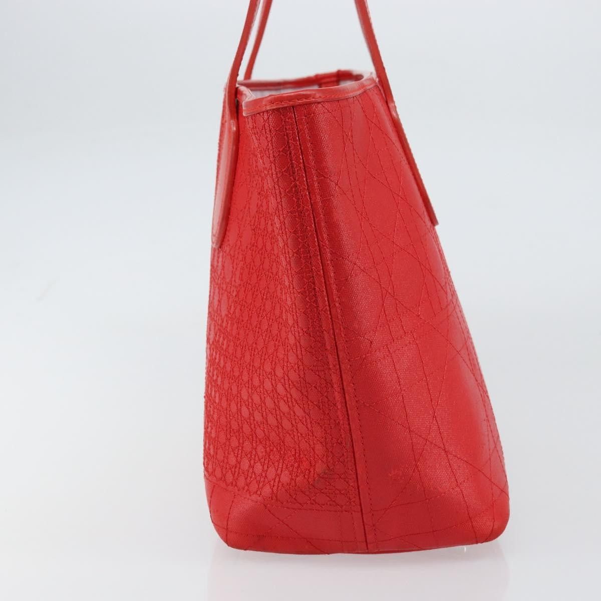 Dior Christian Dior Panarea Tote Printed Cannage Quilt Canvas Size ONE SIZE - 4 Thumbnail