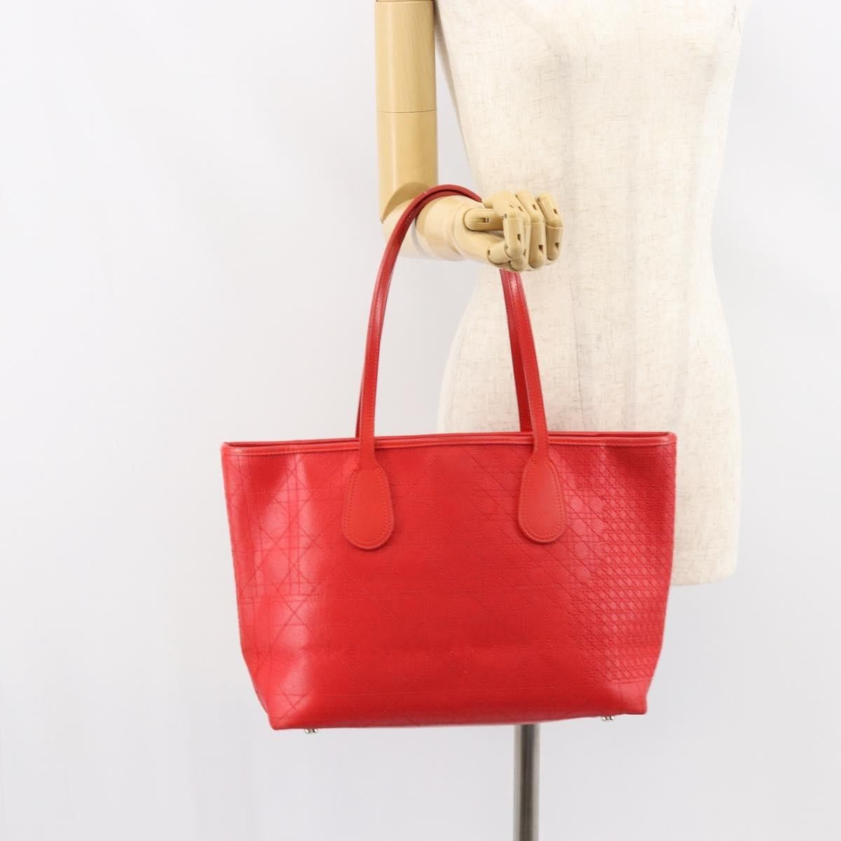 Dior Christian Dior Panarea Tote Printed Cannage Quilt Canvas Size ONE SIZE - 15 Thumbnail