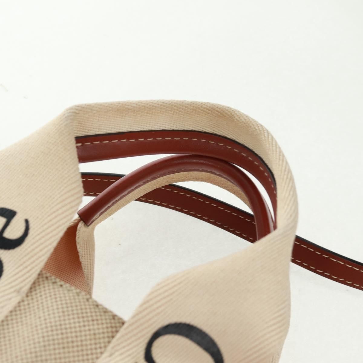 Chloe Chloe Woody Convertible Tote Canvas with Leather Size ONE SIZE - 17 Thumbnail