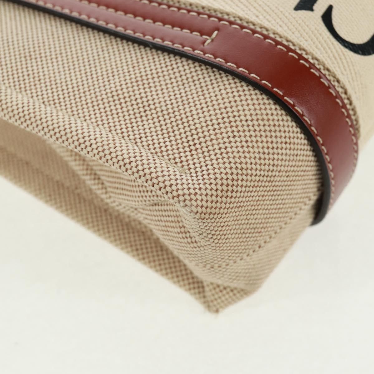 Chloe Chloe Woody Convertible Tote Canvas with Leather Size ONE SIZE - 11 Thumbnail