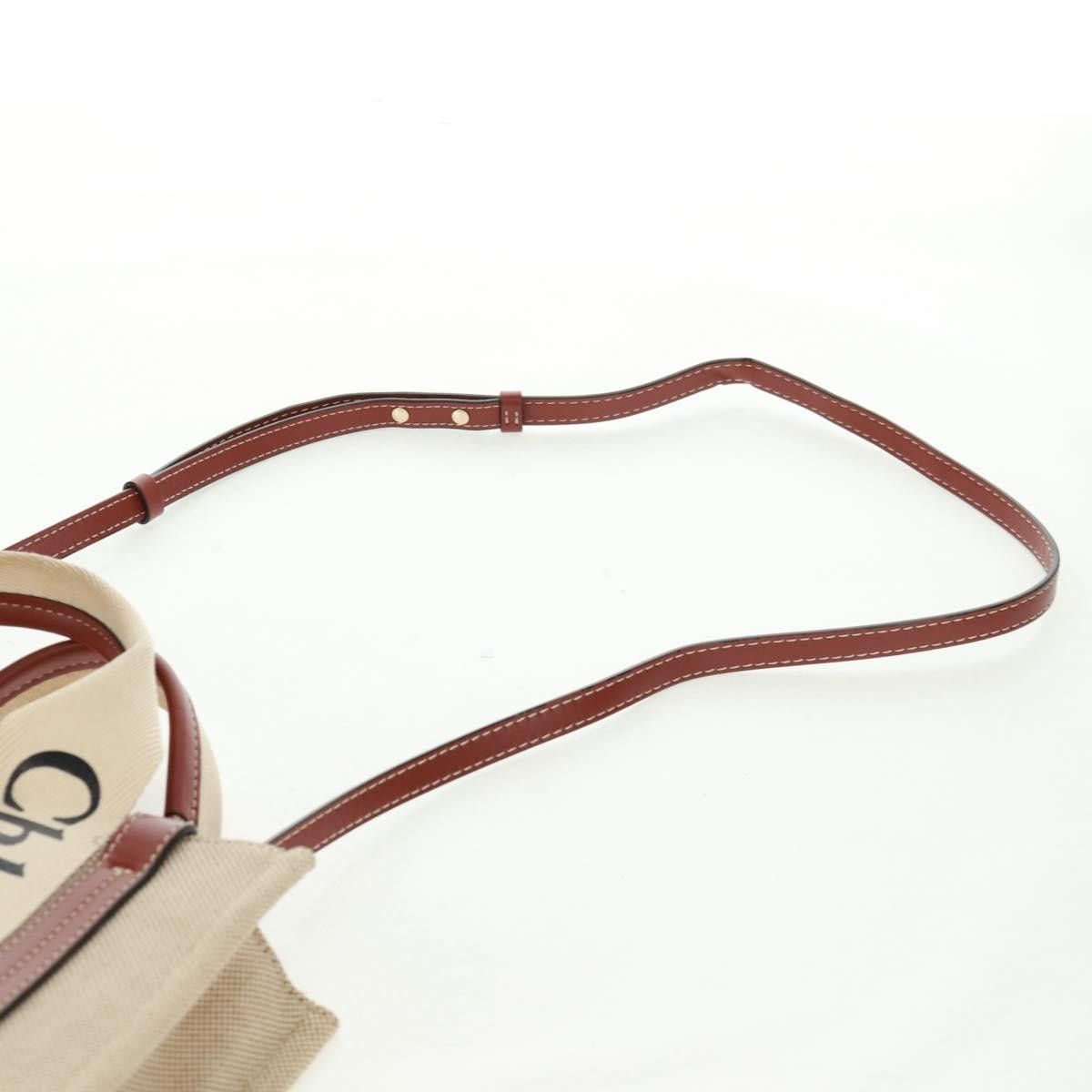 Chloe Chloe Woody Convertible Tote Canvas with Leather Size ONE SIZE - 21 Thumbnail