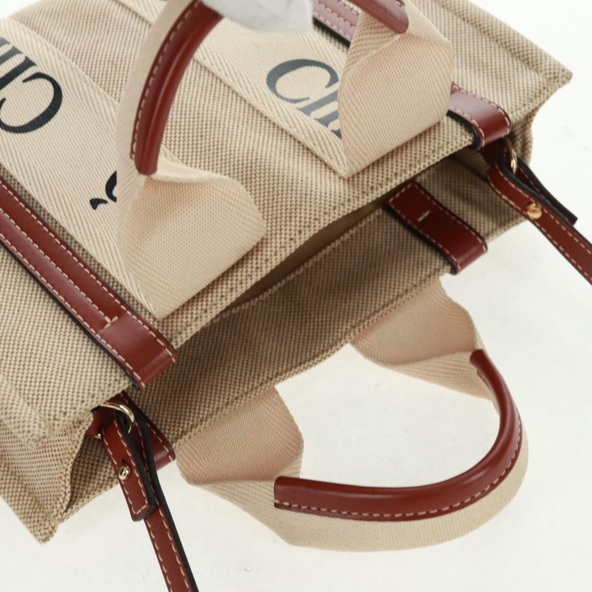 Chloe Chloe Woody Convertible Tote Canvas with Leather Size ONE SIZE - 16 Thumbnail