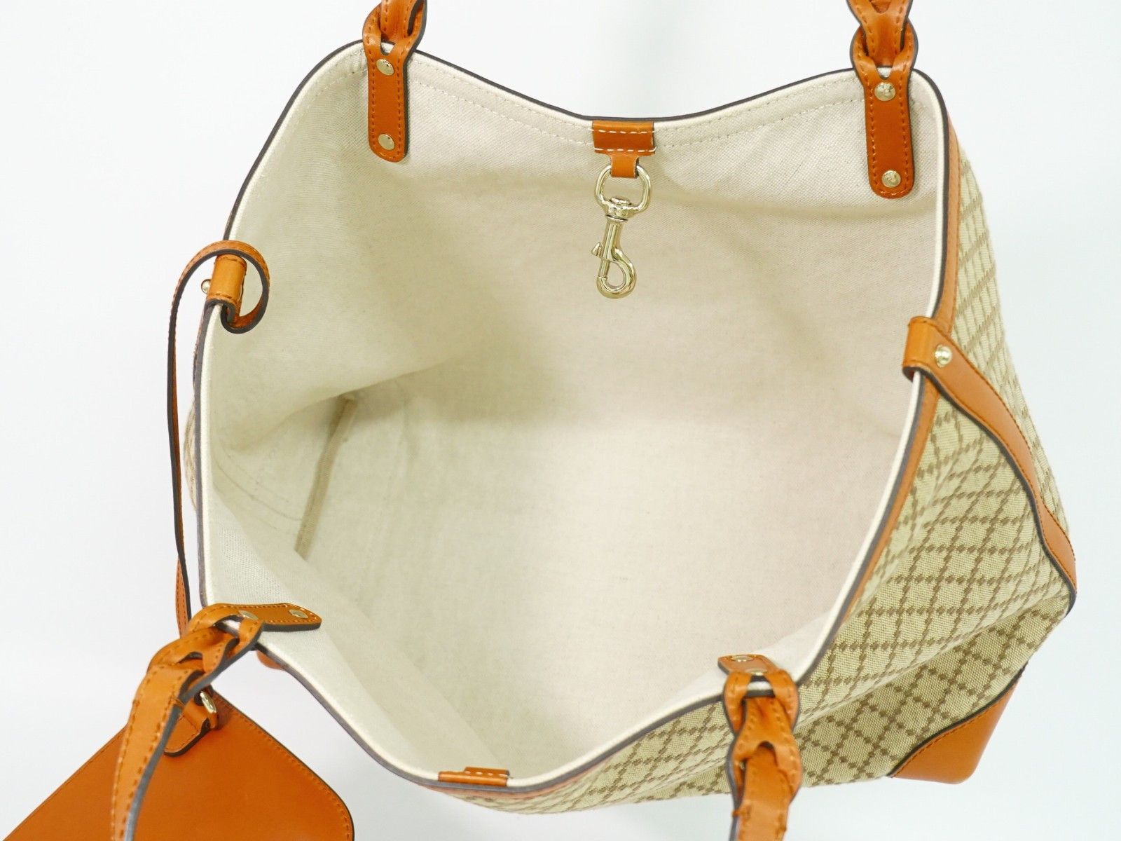Gucci Gucci Craft Tote Diamante Canvas with Leather Size ONE SIZE - 3 Thumbnail