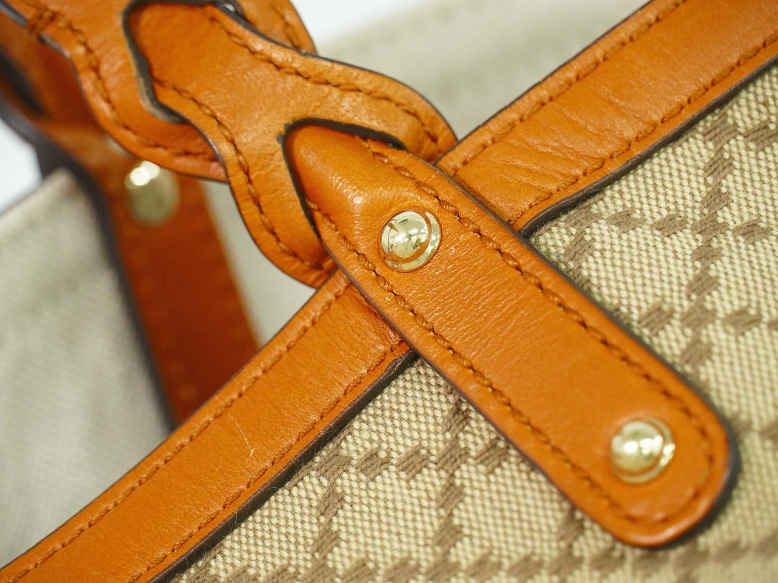 Gucci Gucci Craft Tote Diamante Canvas with Leather Size ONE SIZE - 13 Thumbnail