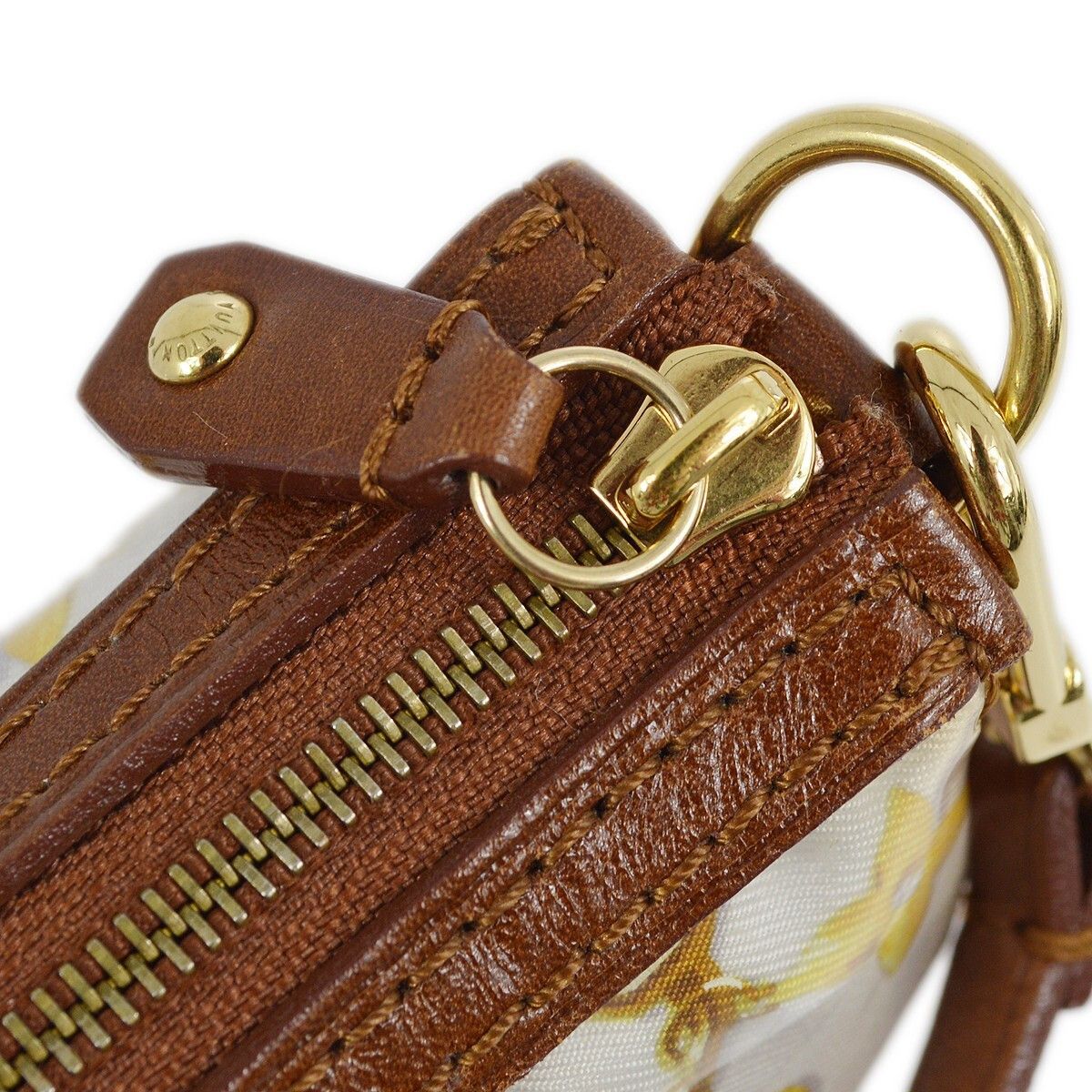 Louis Vuitton Louis Vuitton Charms Pochette PVC Over Printed Silk Size ONE SIZE - 7 Thumbnail