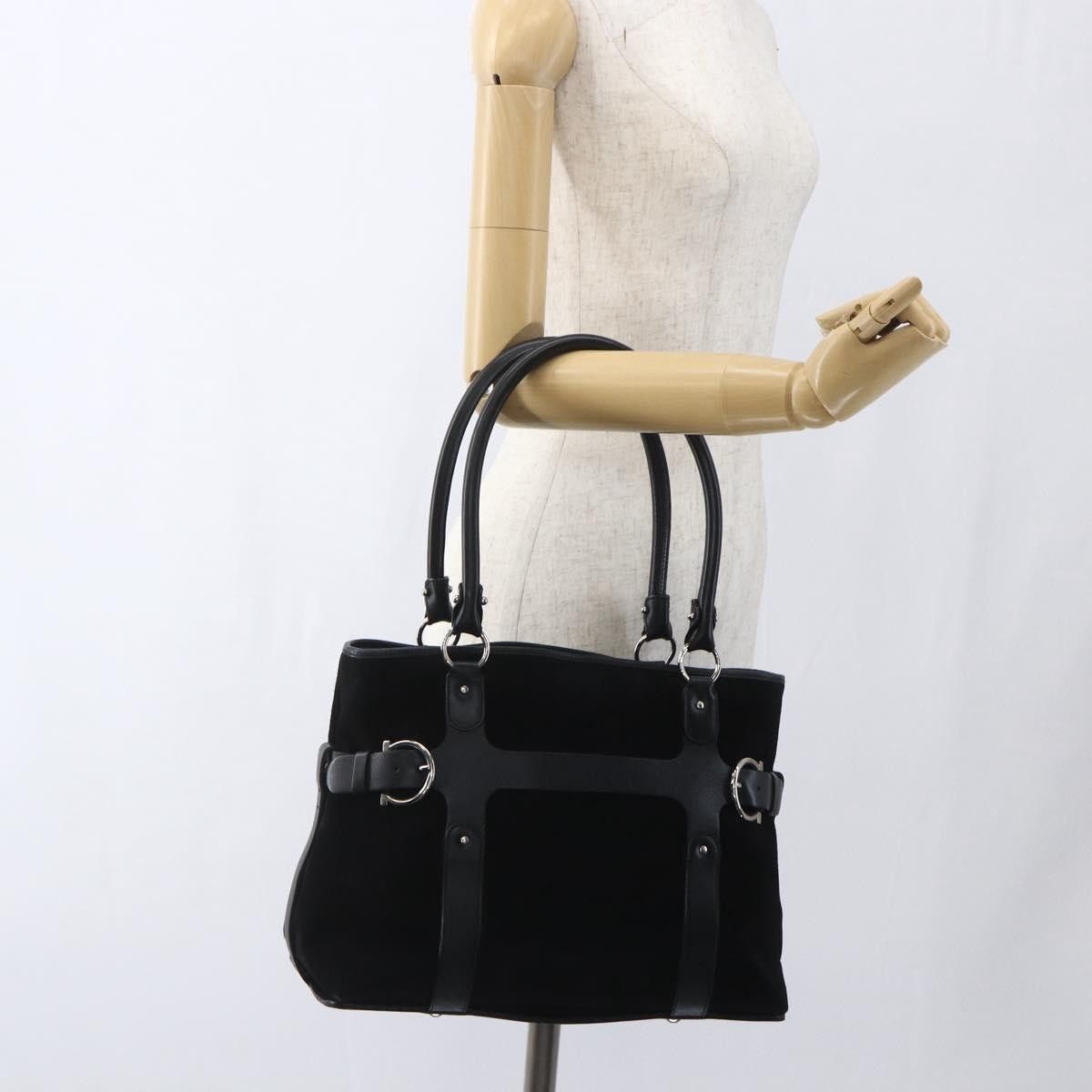 Salvatore Ferragamo Salvatore Ferragamo Gancini Suede Size ONE SIZE - 13 Thumbnail