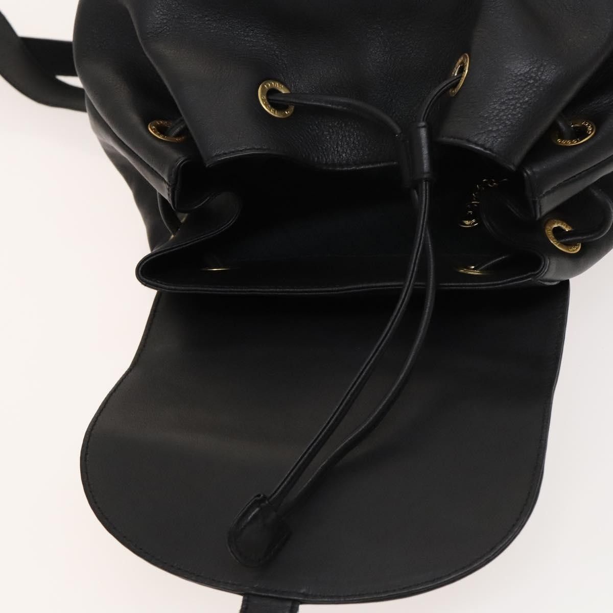 Gucci Gucci Vintage Bamboo Backpack Leather Size ONE SIZE - 19 Thumbnail