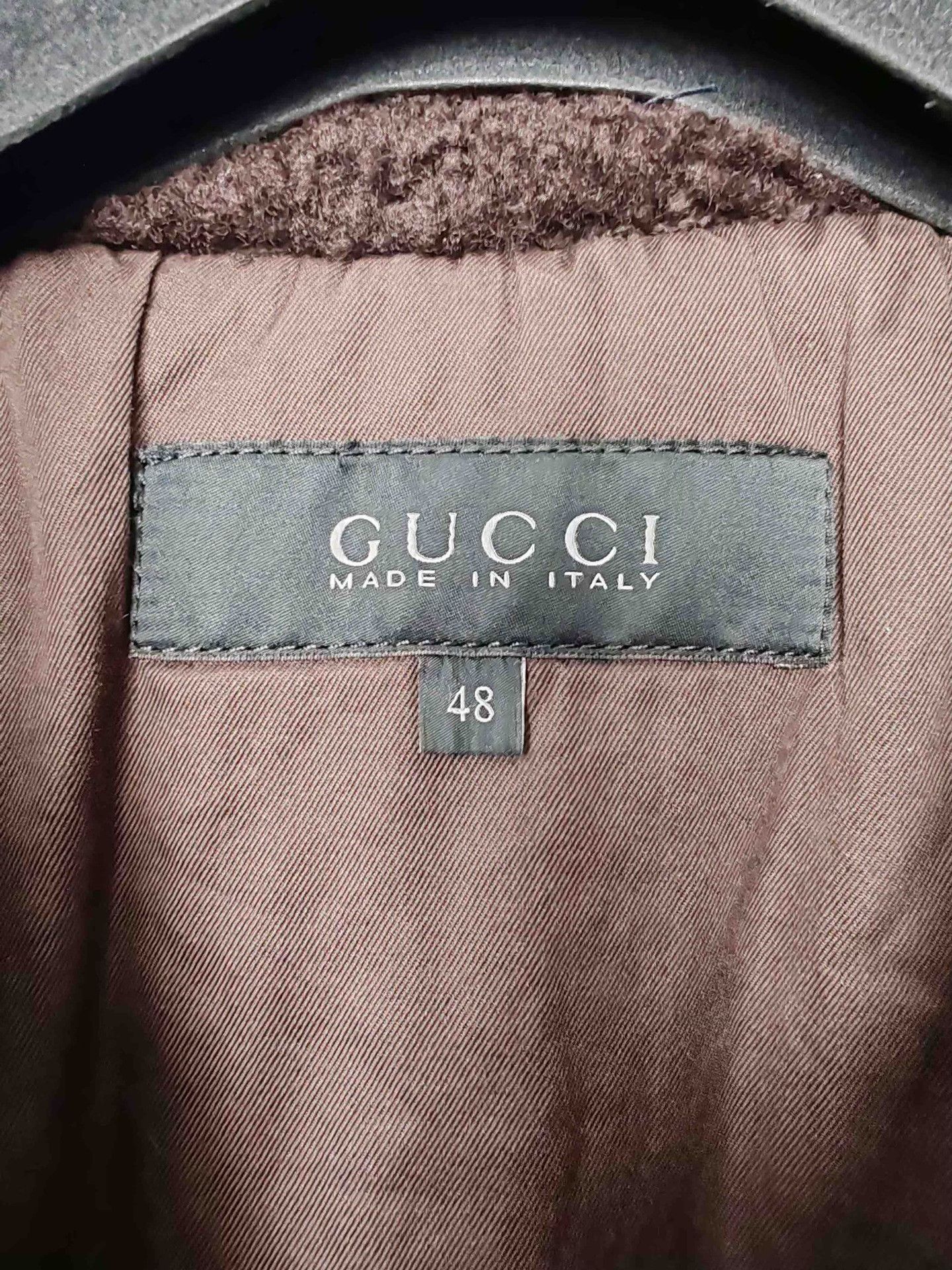 Gucci Gucci Shearling Collar Denim Jacket Size M Size US M / EU 48-50 / 2 - 4 Thumbnail