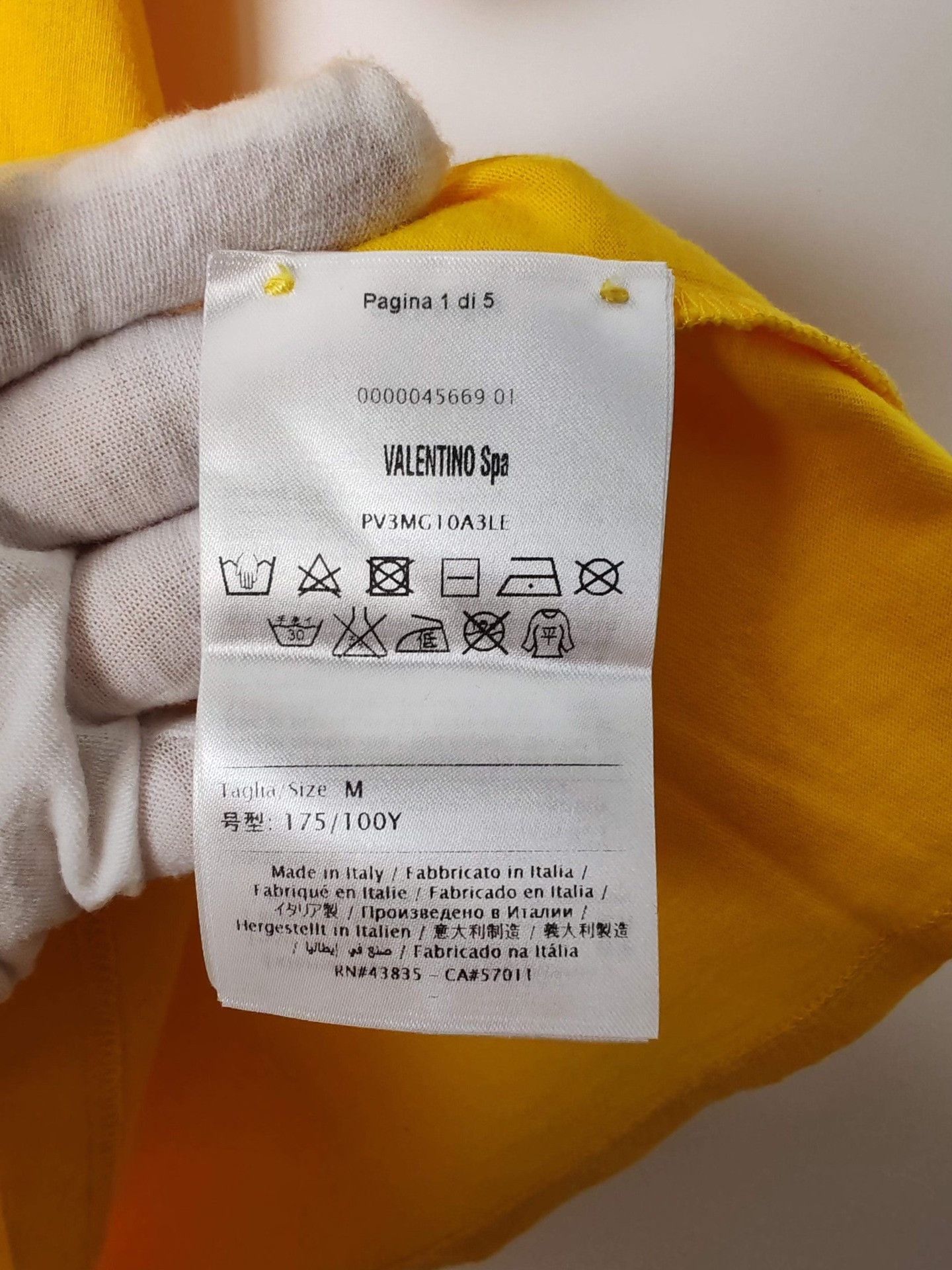 Valentino Valentino Logo Graphic Short Sleeve T-Shirt Size M Size US M / EU 48-50 / 2 - 5 Thumbnail