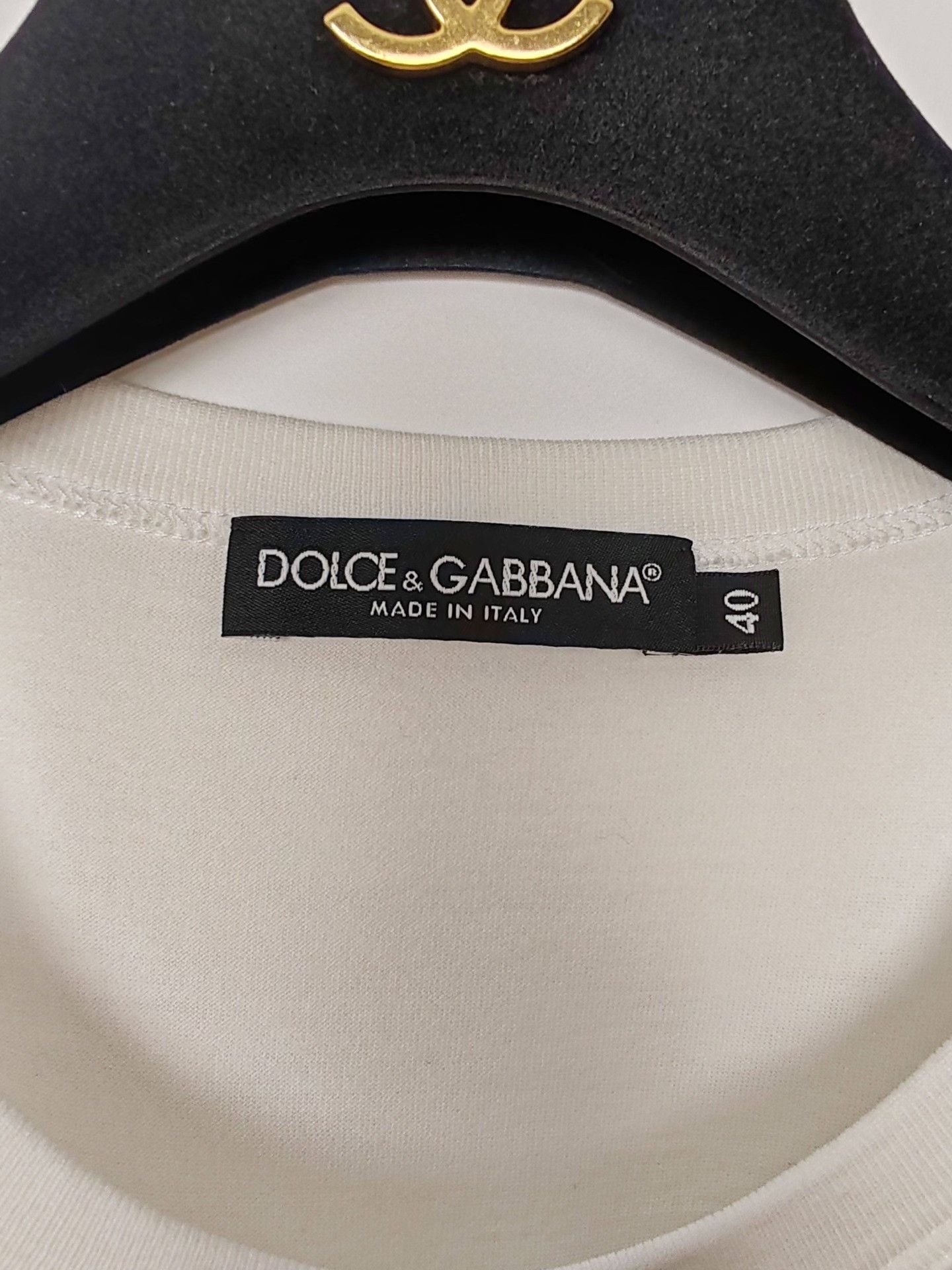 Dolce & Gabbana Dolce & Gabbana Floral Embroidery T-Shirt Size 40 Size S / US 4 / IT 40 - 4 Thumbnail